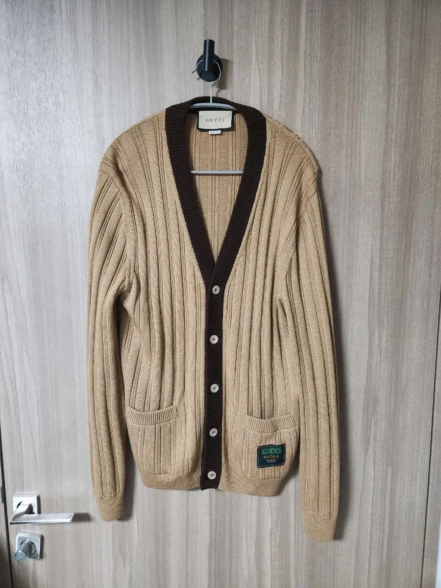正規品　GUCCI ブラウン　シルクカーディガン M 正規品) グッチ カーディガン M 正規品 GUCCI ブラウン シルク