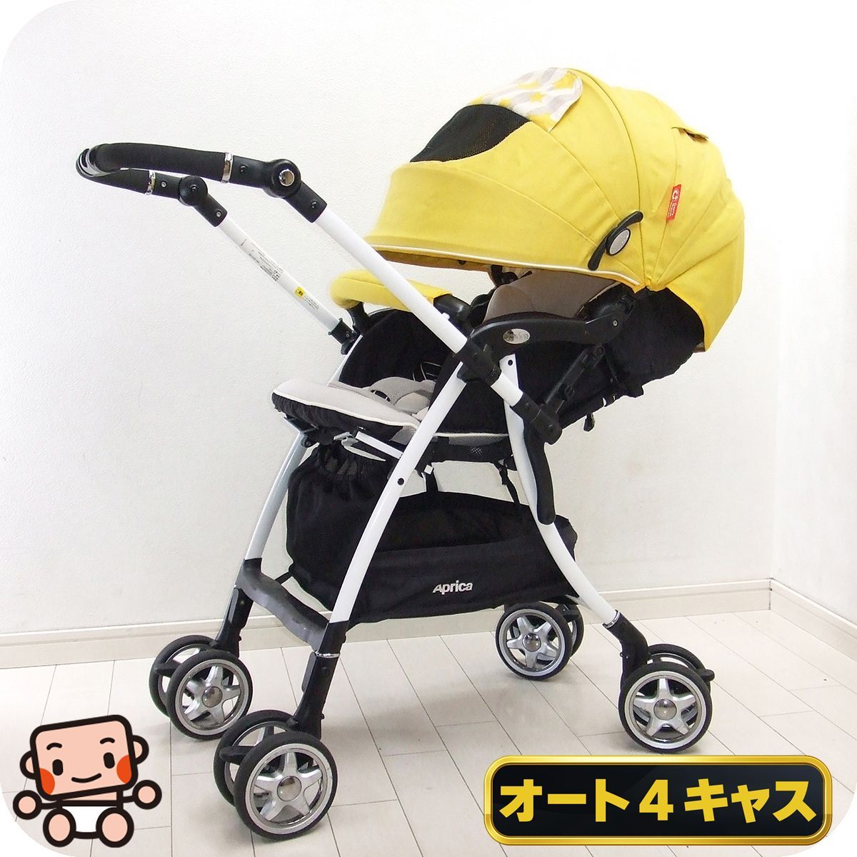 ベビーカー 中古 アップリカ ラクーナビッテ Aprica Bitte 1カ月から3