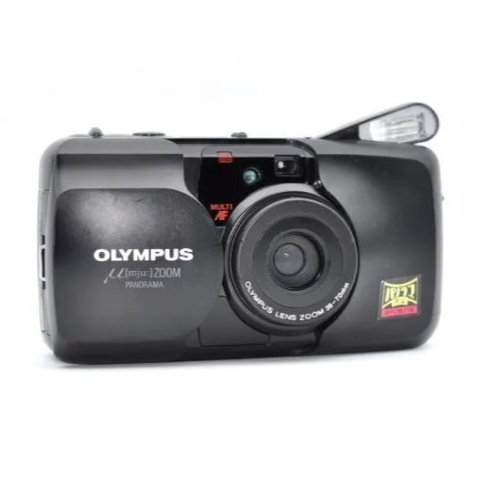 動作OK】OLYMPUS μ[mju:] ZOOM PANORAMA コンパクトフィルムカメラ