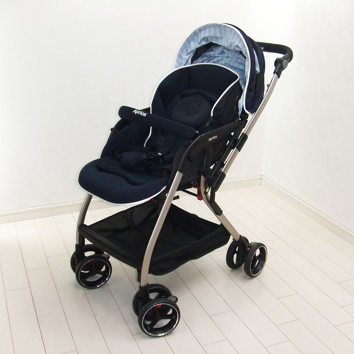 綺麗 ベビーカー 中古 アップリカ Aprica オプティアAC 紫外線99
