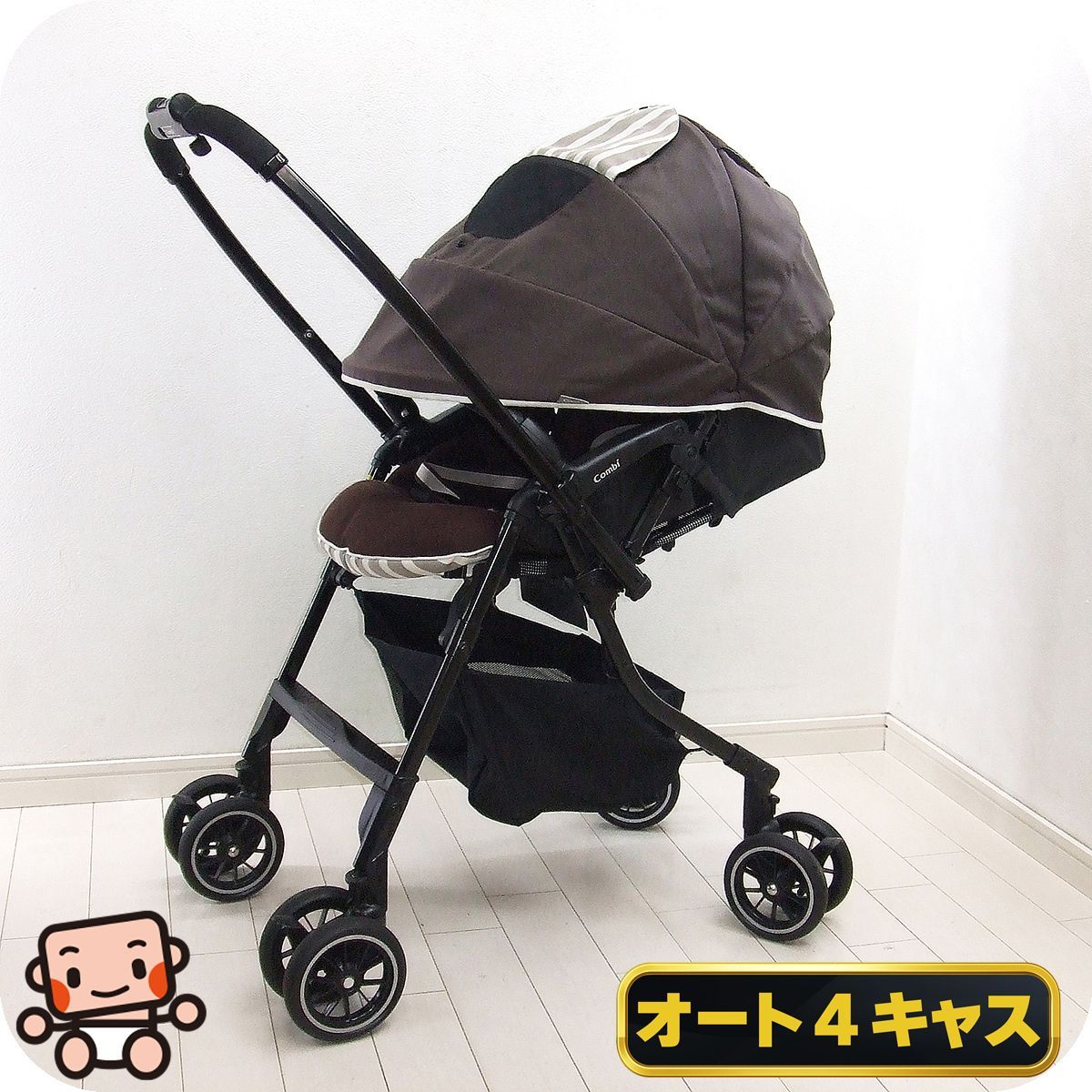 ベビーカー 中古 コンビ メチャカル オート4キャス Simplight combi 両
