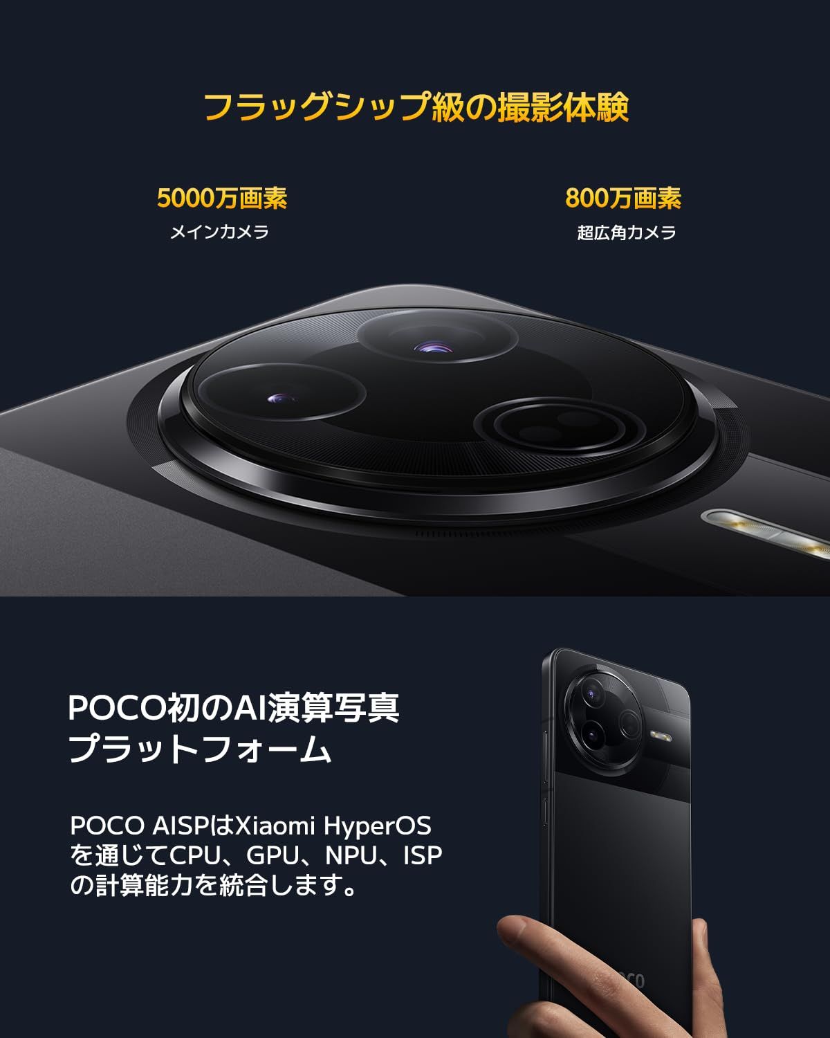 Xiaomi POCO F7 Pro 12GB+512GB 日本語版 Simフリー スマートフォン