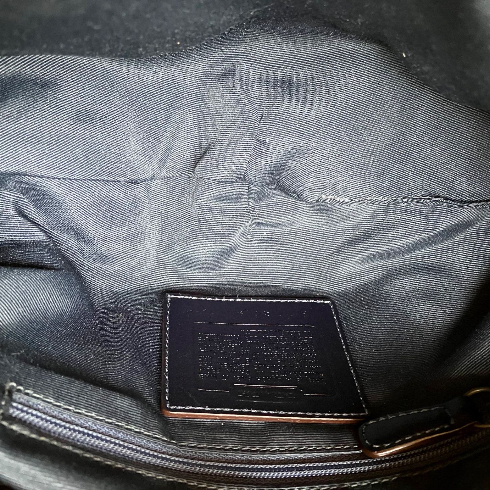 Coach y2k Vintage Lace Studs Ocean Blue Leather Mia Soho Hobo 