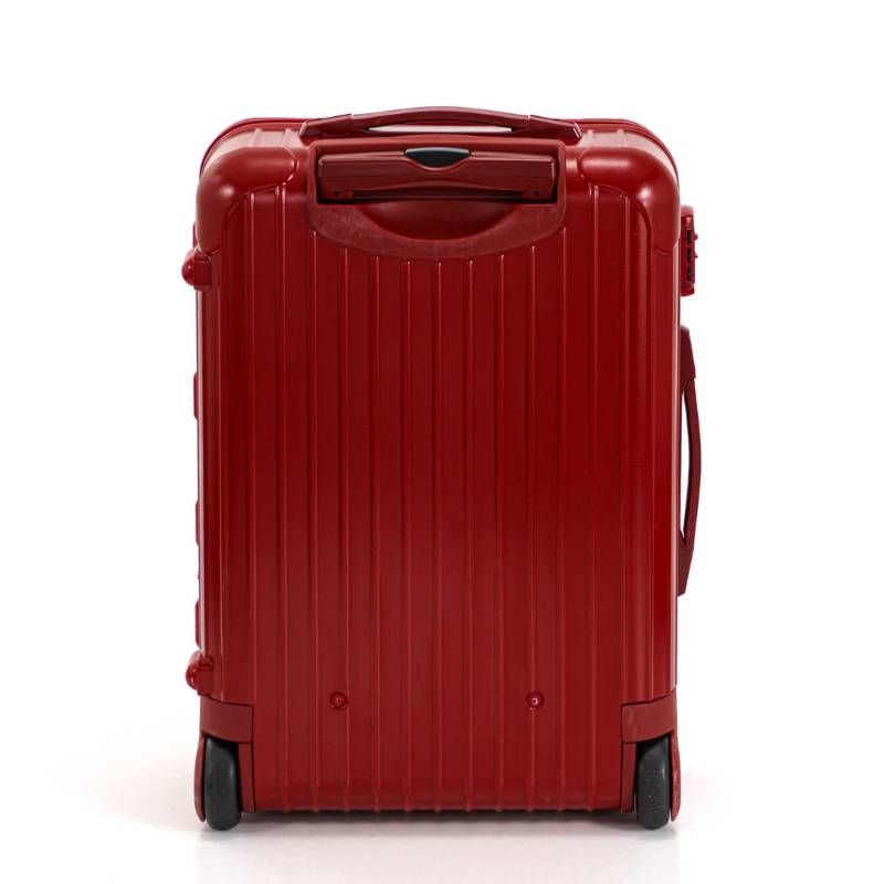 【廃盤品】新品未使用リモワRIMOWA赤35L 2輪キャリーTSAロック付き RIMOWA リモワ SALSA サルサ 35L 機内持ち込み 2輪 TSAロック マット