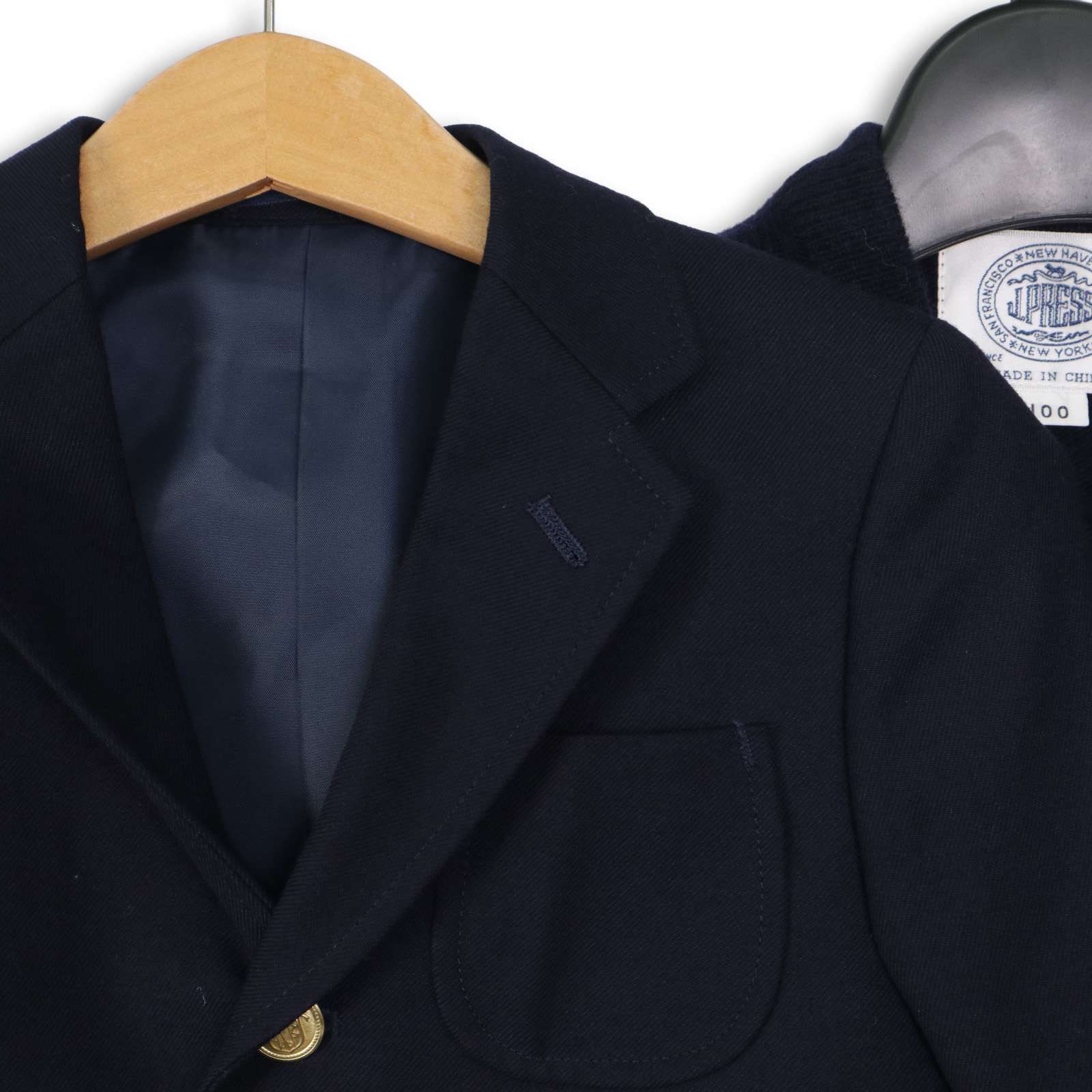 大特価★未使用 J.PRESS ジェイプレス スーツ セットアップ Lサイズ 紺 J.PRESS ジェイプレス 秋冬 3ピース☆ セットアップ スーツ Sz