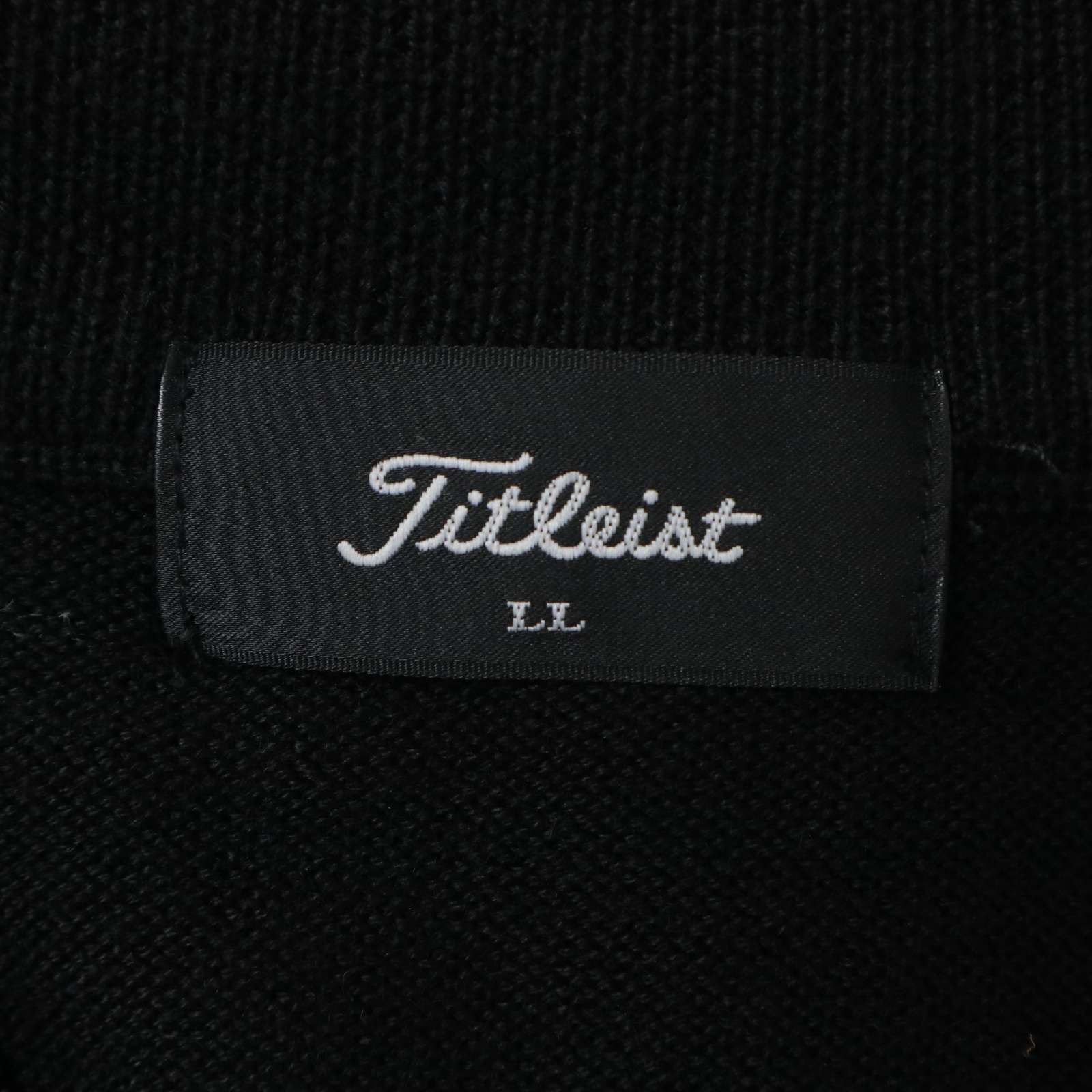 Titleist タイトリスト ゴルフ ロゴ刺繍 ウール☆ アーガイル ハーフ