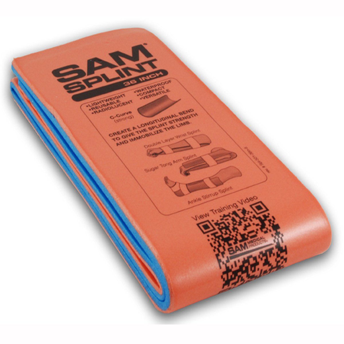 SAM Splint 36 Orange & Blue- Flat from Rescue Essentials by SAM Medical 4,758円