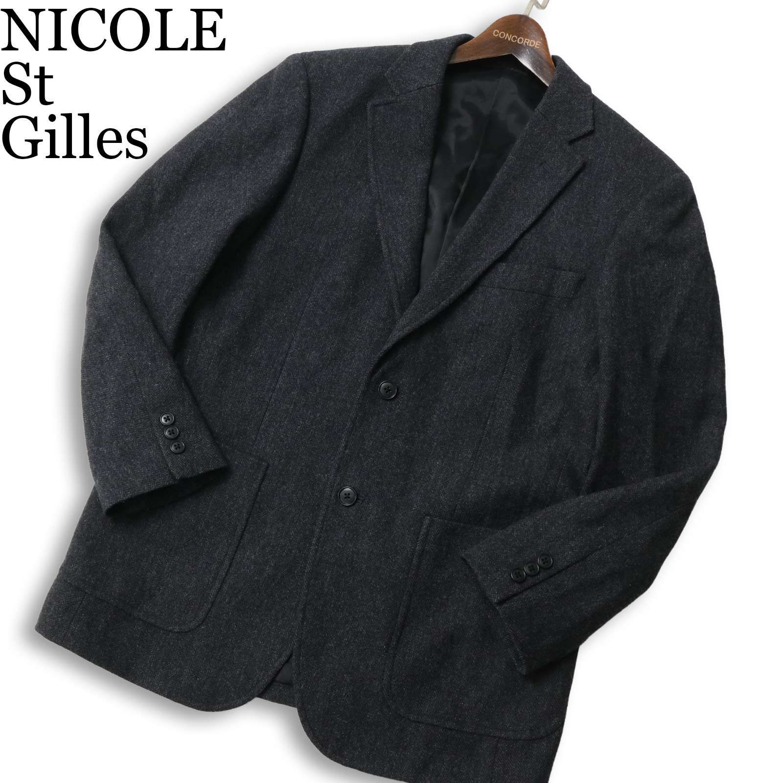 Nicole St Gilles ニコル サン ジル 秋冬☆ ウール ツイード 