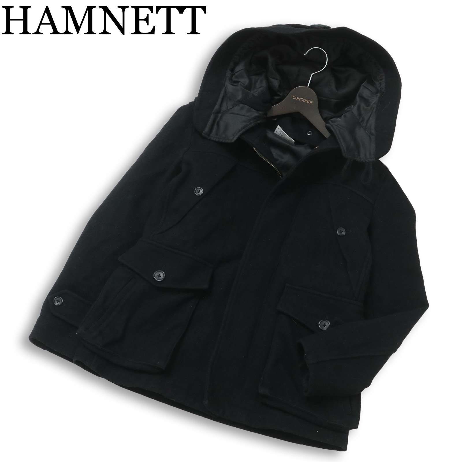 HAMNETT キャサリン ハムネット 秋冬 ビッグフード☆ メルトン ウール