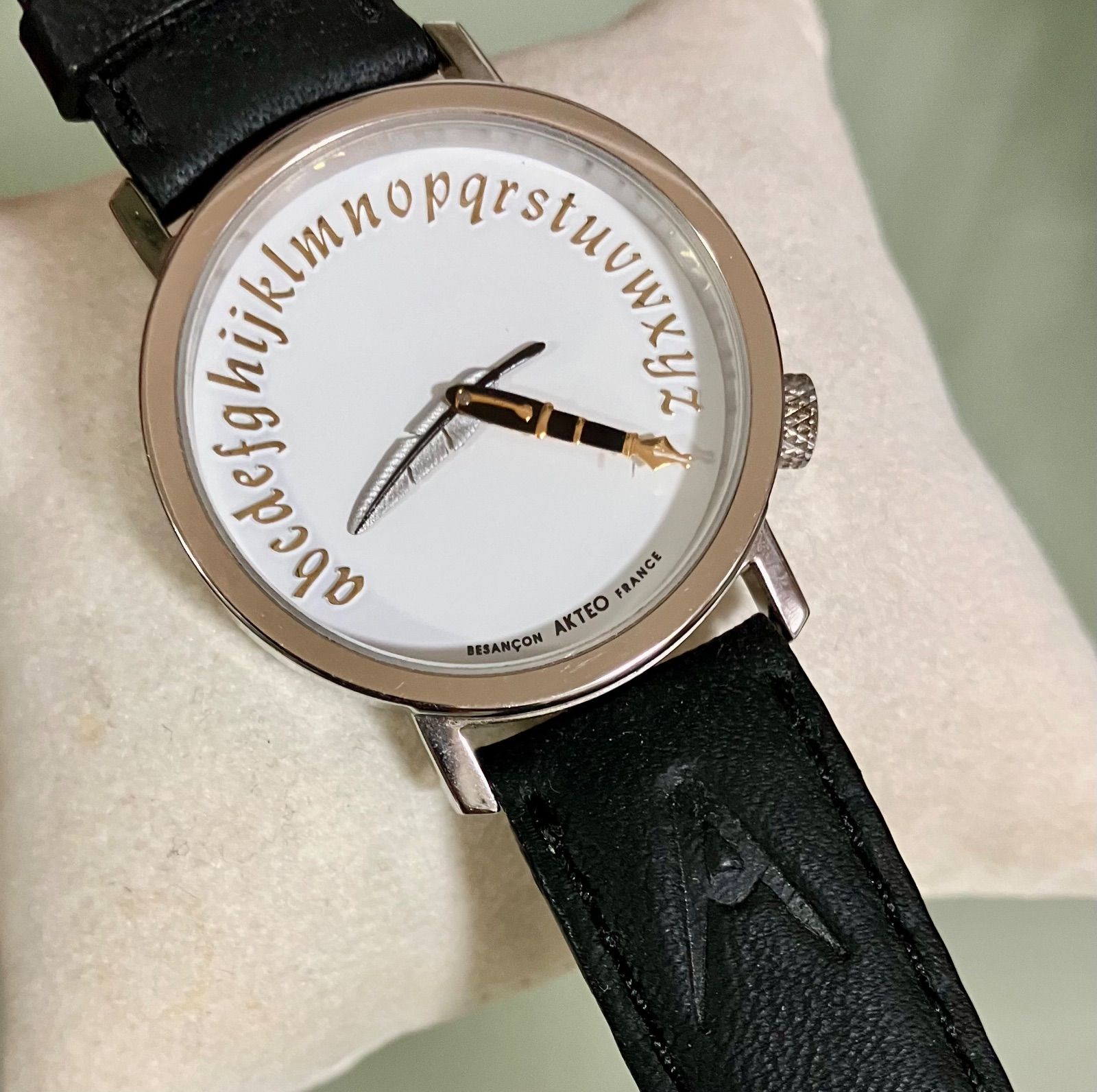 □ AKTEO □ アクテオ 絵の具 パレット 筆 時計 腕時計 J-C MARESCHAL 
