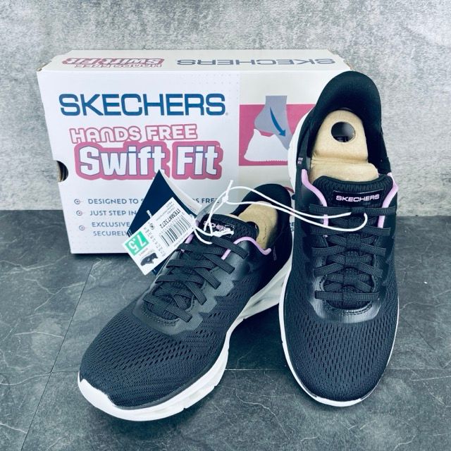 専用出品 新品タグ付き SKECHERS スケッチャーズ 179341-BLK レディース 24.5cm