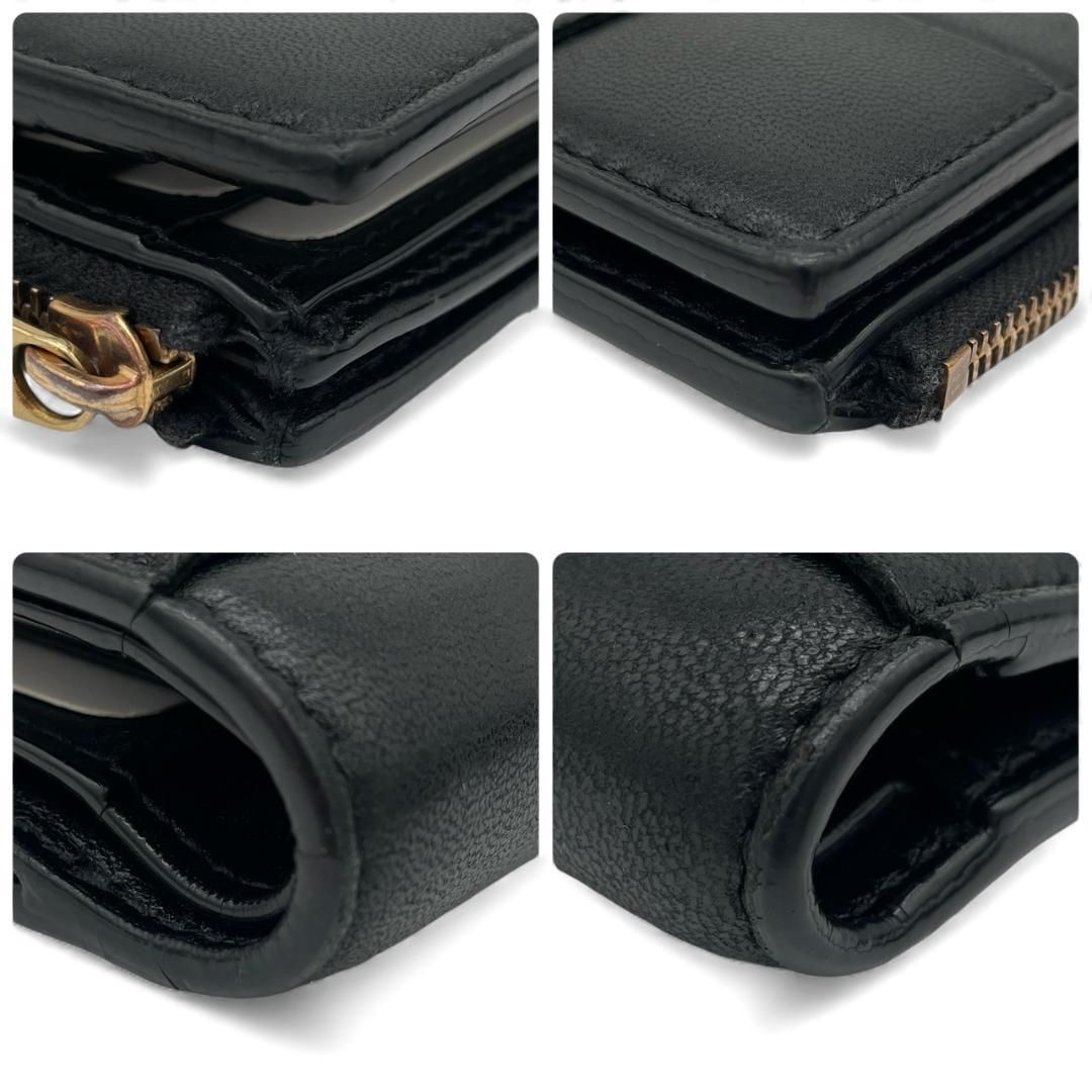 Y【超極美品】ボッテガヴェネタ Bottega Veneta 二つ折り財布 マキシ 