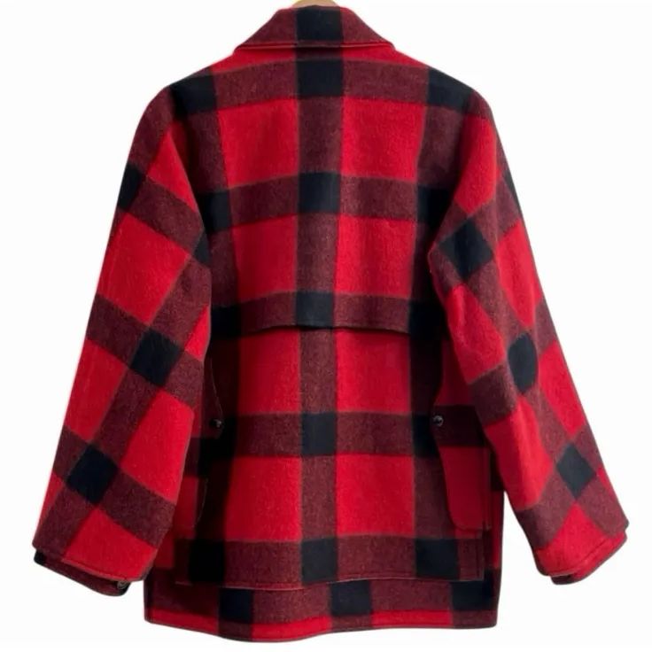 FILSON フィルソン ダブルマッキーノ クルーザー ジャケット 38 赤 黒