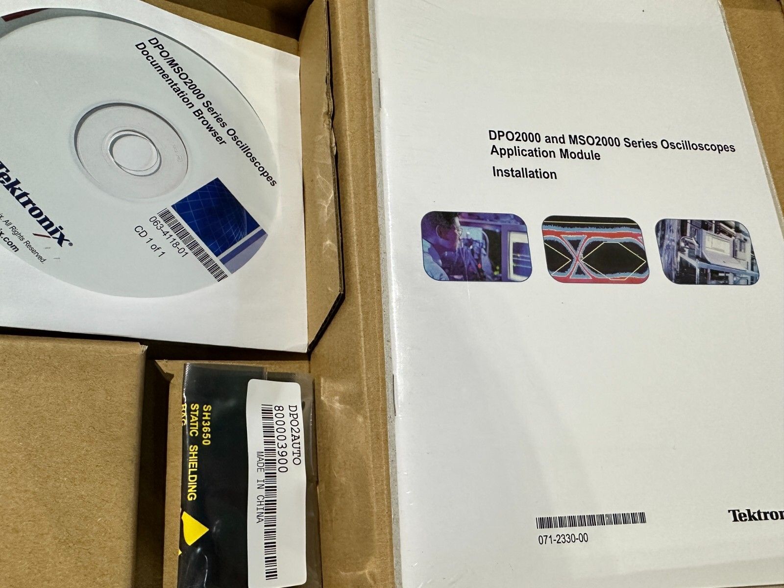 Tektronix 車載用シリアルトリガモジュールDPO MSO 2000 B