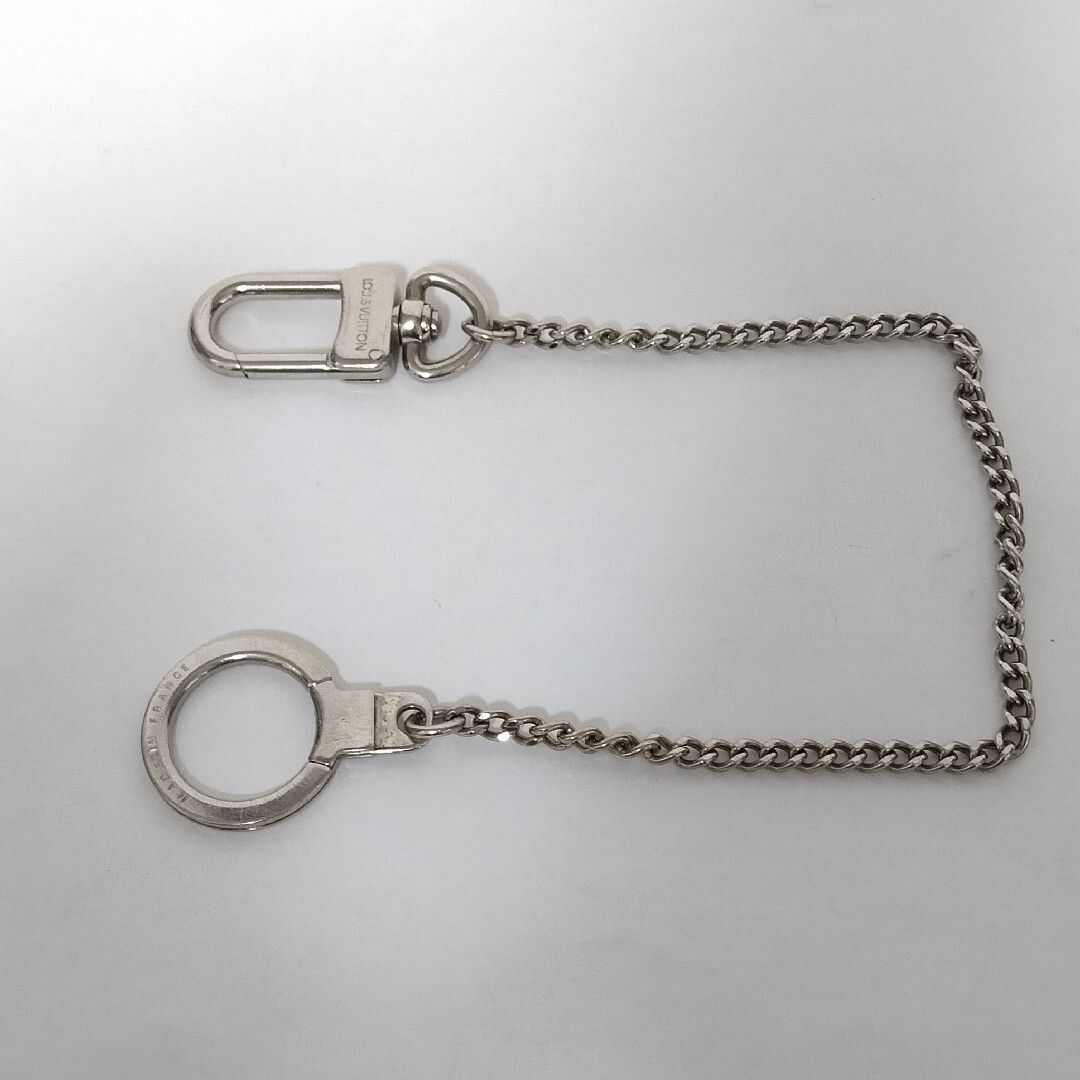 ルイヴィトン シェンヌアノクレ ウォレットチェーン シルバー M58035