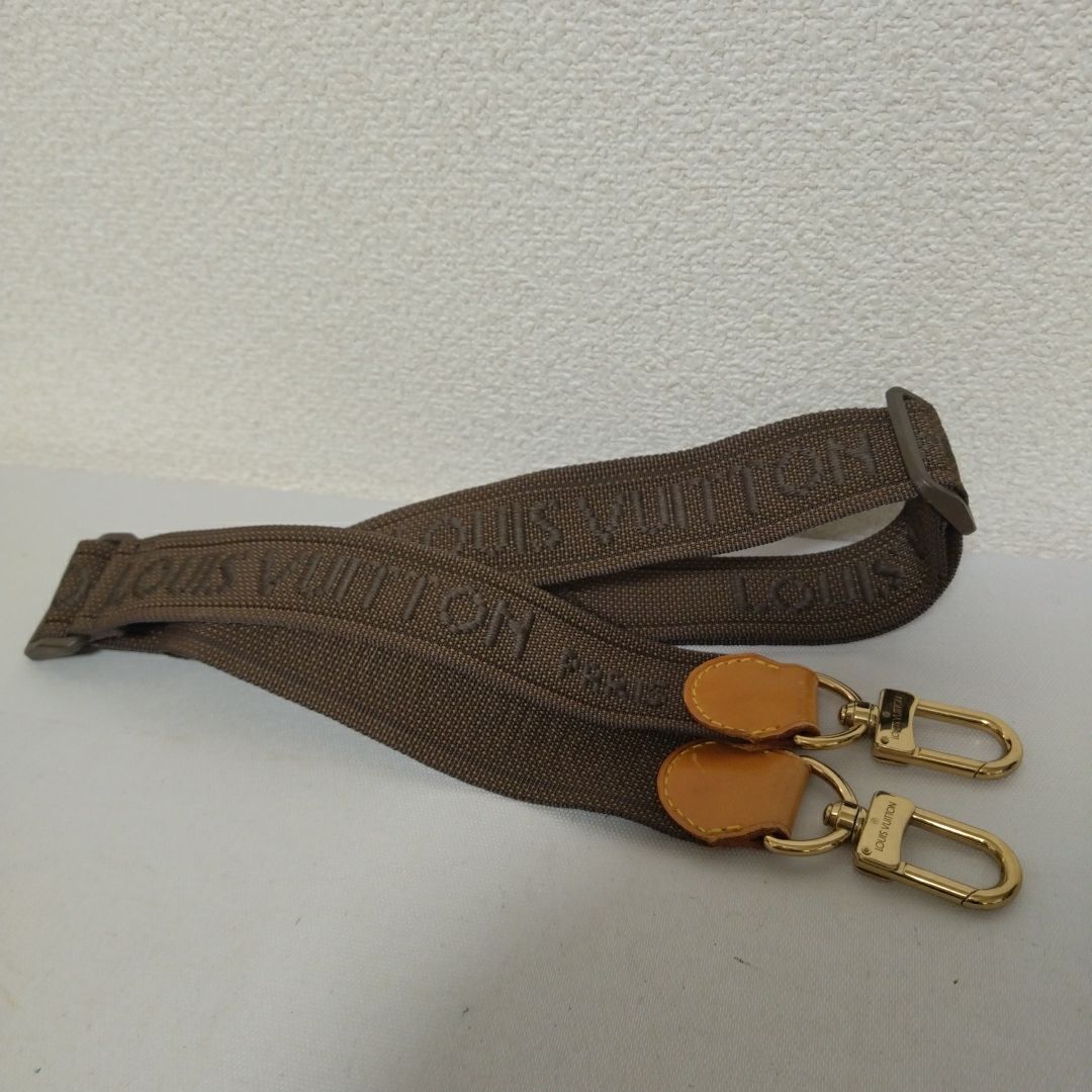 ルイヴィトン ショルダーストラップ ヌメ革×ナイロン 調整可能 アリゼ
