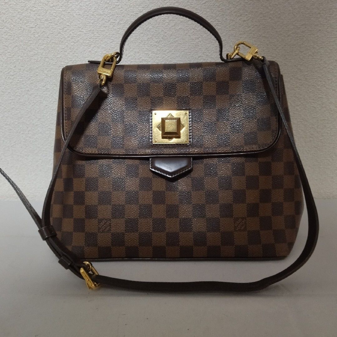 美品 ルイヴィトン ベルガモMM ダミエ 2way ハンドバッグ N41168