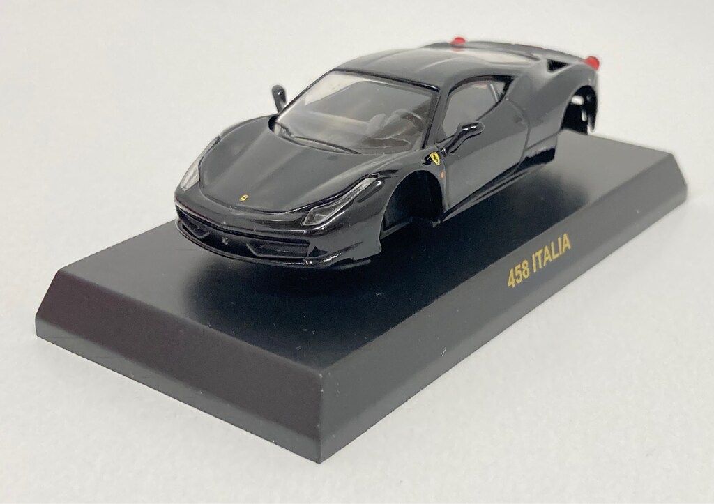 京商 フェラーリミニカーコレクション8NEO 458 ITALIA (ブラック