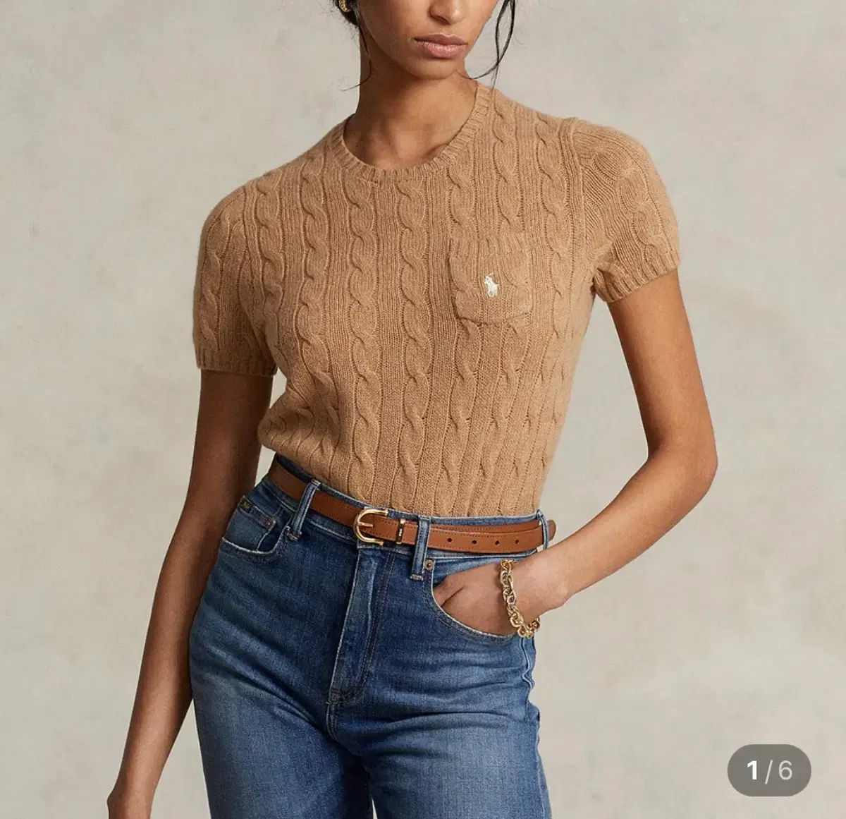 ポロ ラルフローレン 半袖 ニット S - メルカリ