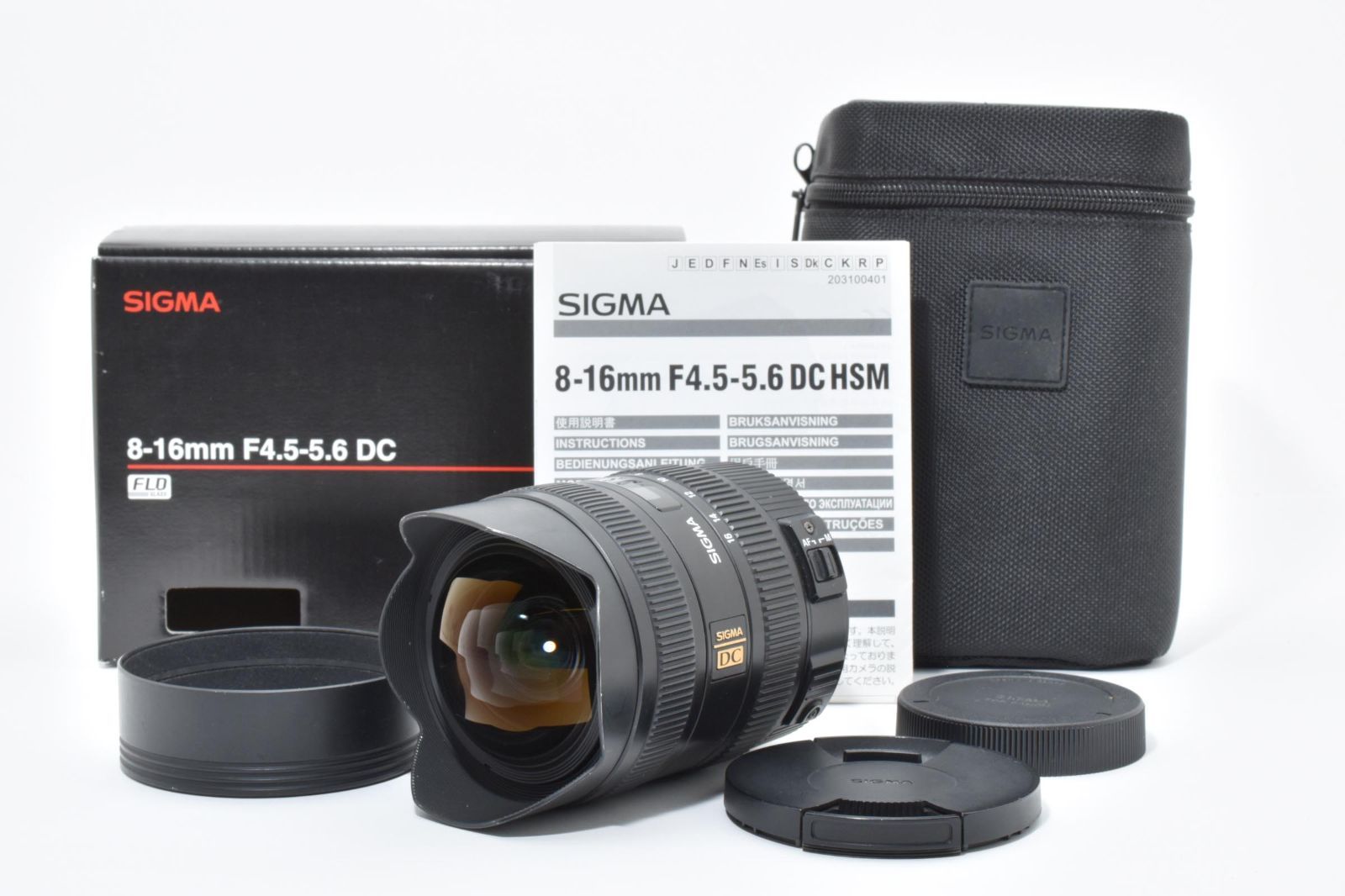 良品] SIGMA シグマ 8-16mm F4.5-5.6 DC HSM Canon キヤノン EF