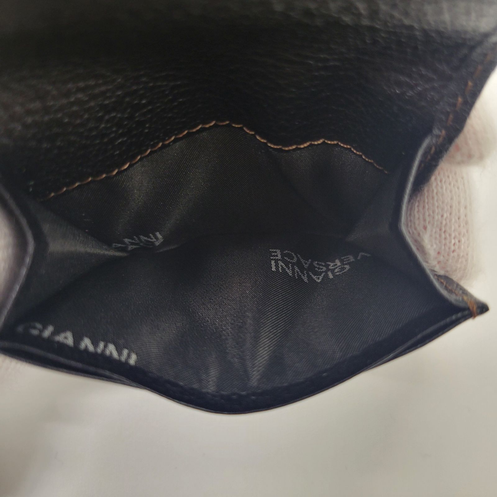 GIANNI VERSACE ジャンニ ヴェルサーチ レザー コインケース 小銭入れ