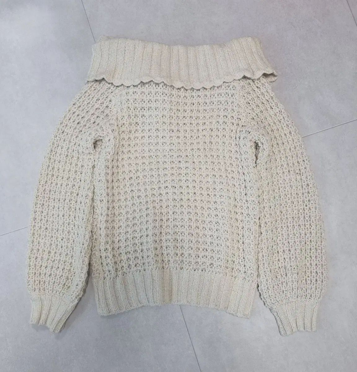 リズリサ LIZ LISA リボン パール オフショルダー ニット ギャル 姫