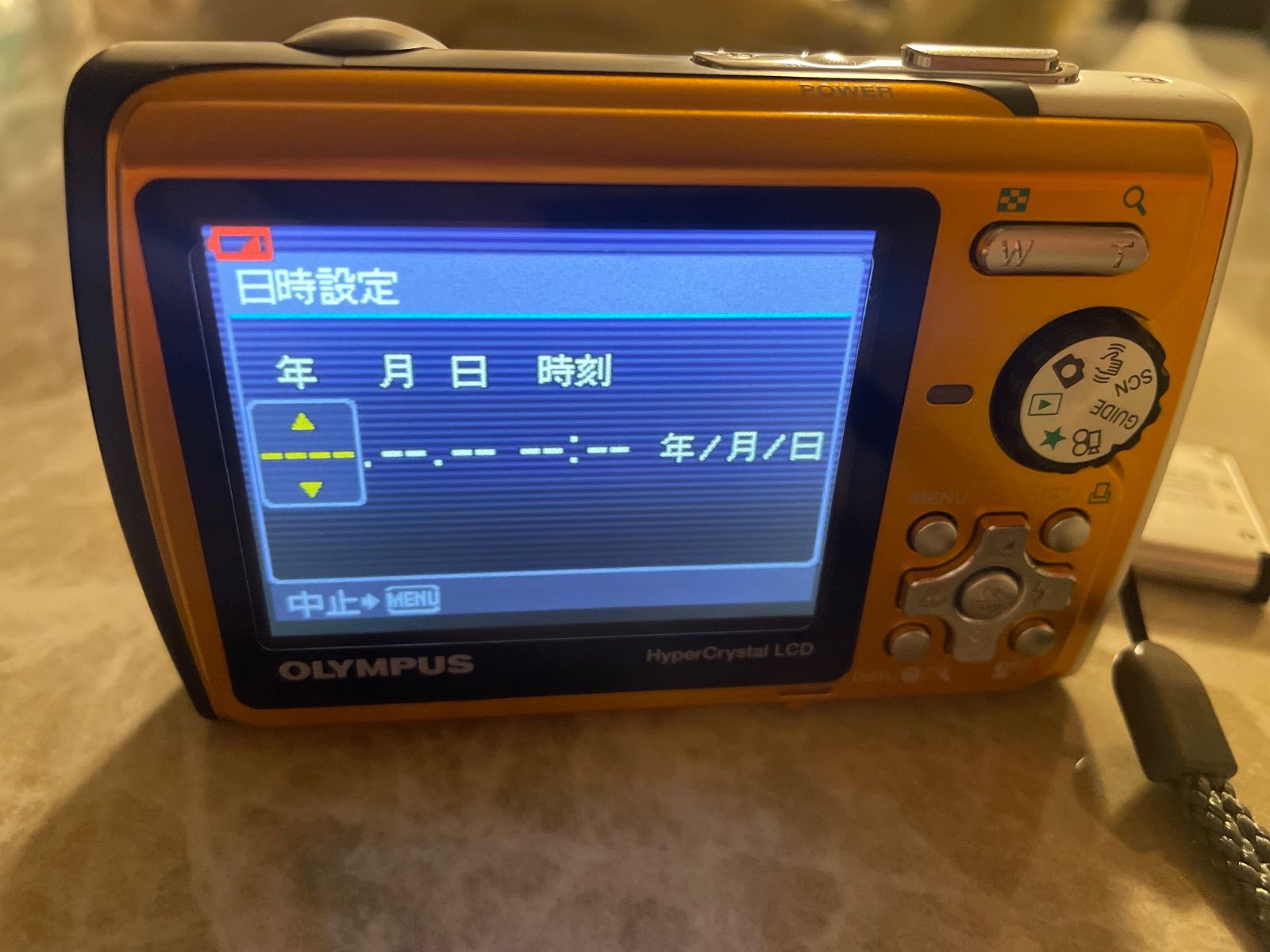 Olympus μ 790 SWデジカメ黄色オリンパス バッテリー2つ付き - メルカリ