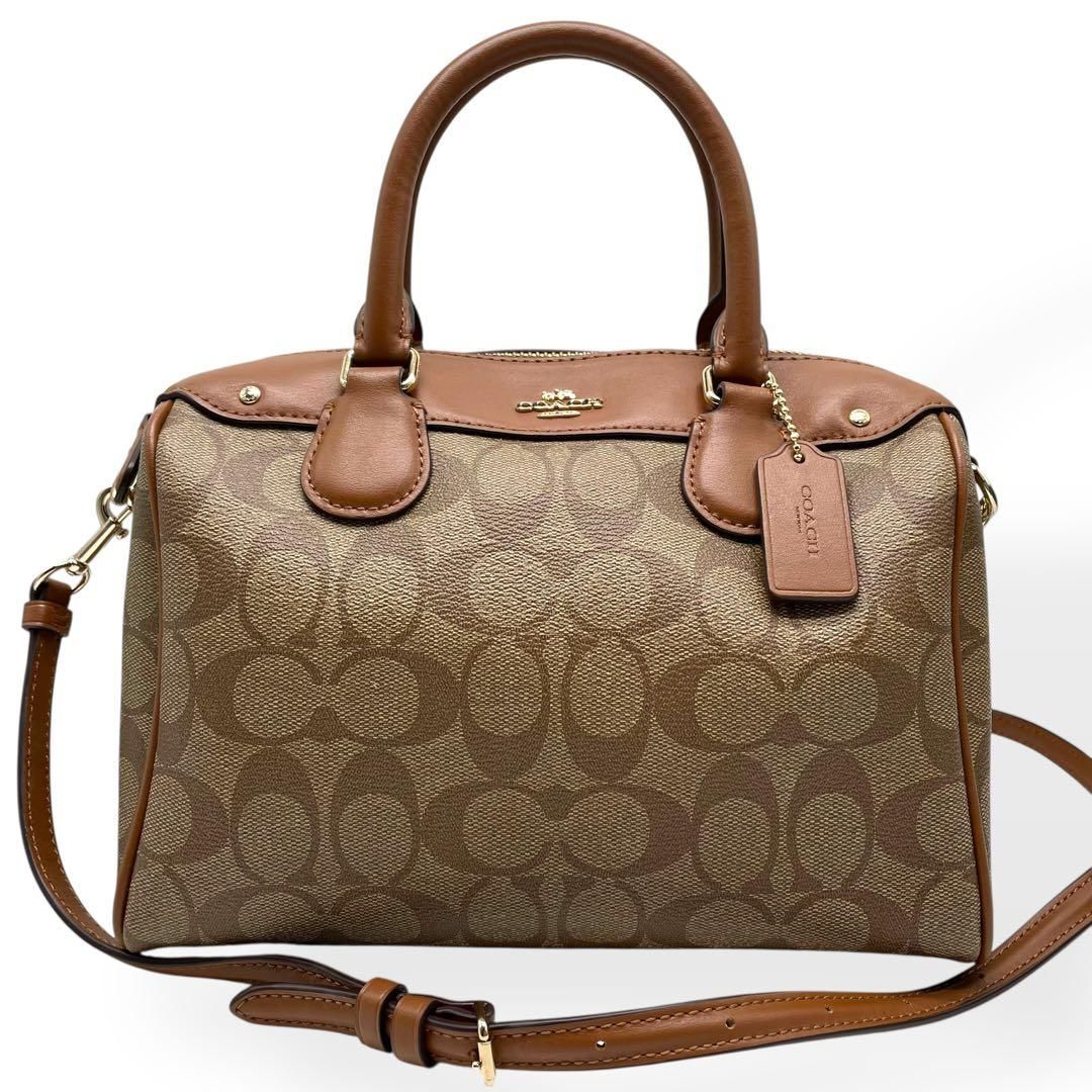 極美品 COACH F58312 2WAY ミニボストン ショルダーバッグ 【公式通販】