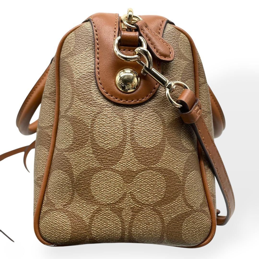 極美品　COACH F58312 2WAY ミニボストン ショルダーバッグ 極美品 COACH F58312 2WAY ミニボストン ショルダーバッグ - メルカリ