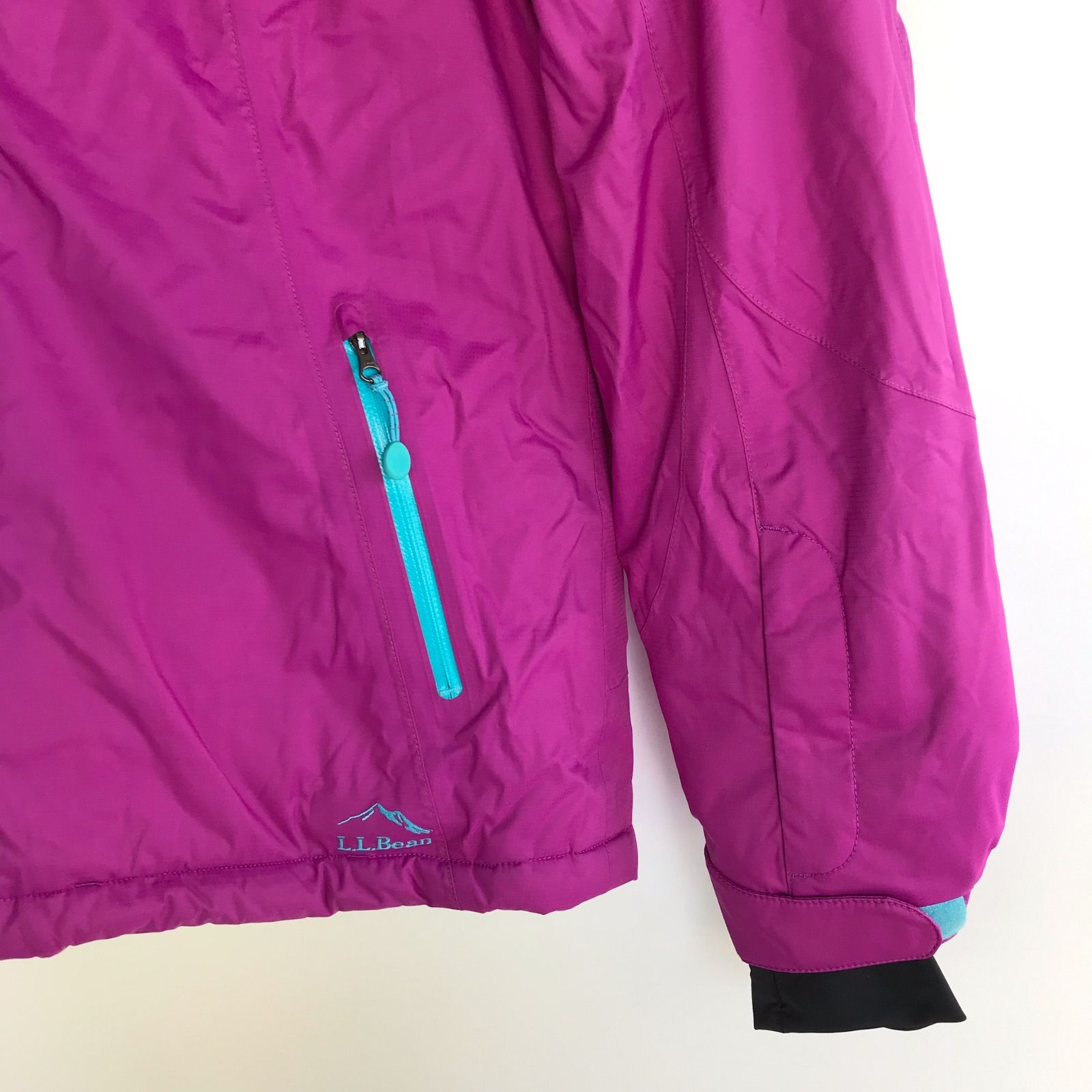 L.L.Bean ナイロンジャケット レディース XL18 ピンク 