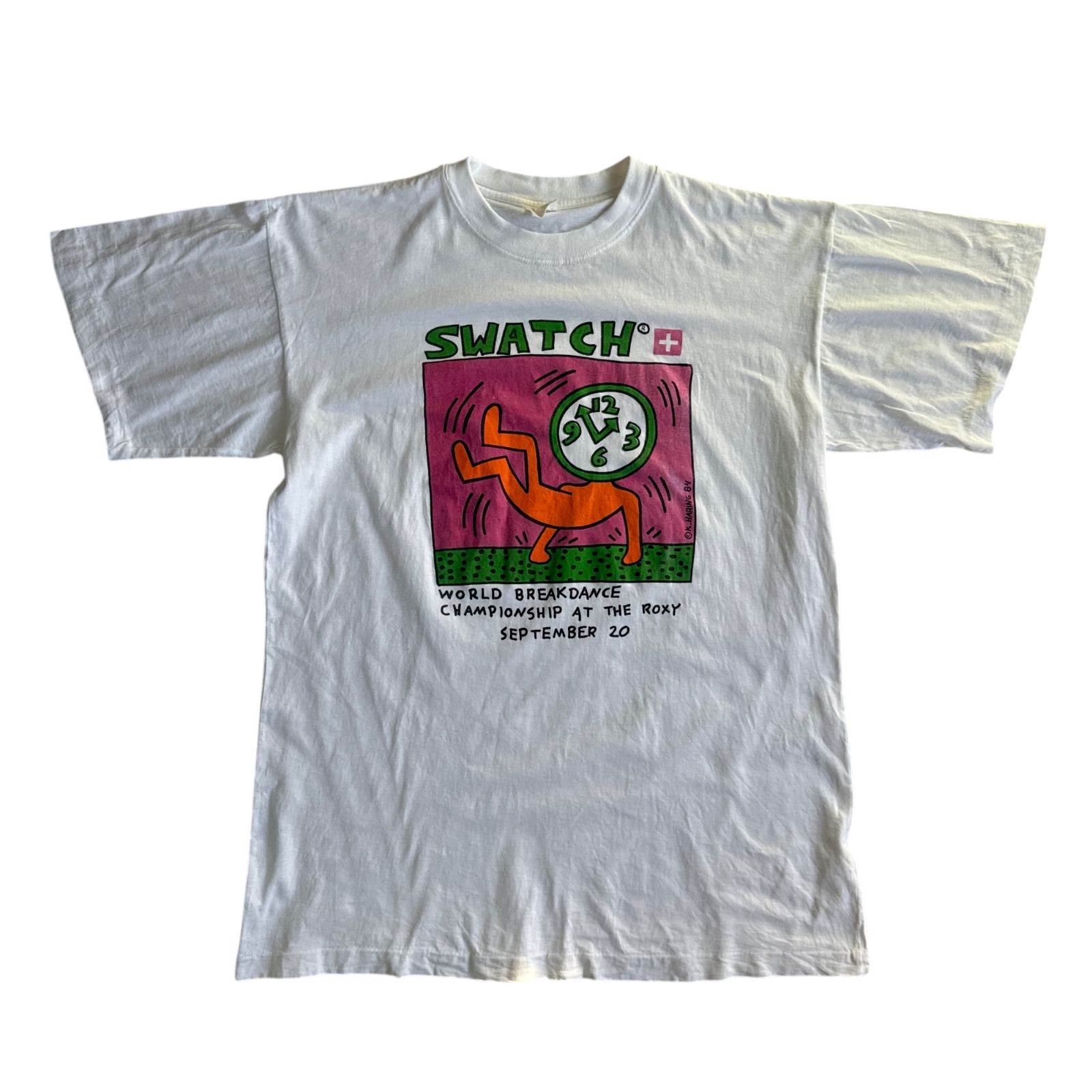 80s Keith Haring Swatch World Breakdancing Championship 84 アート 
