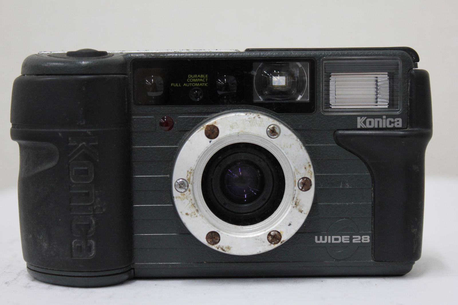 返品保証】 コニカ Konica 現場監督 WIDE 28 コンパクトカメラ e4831