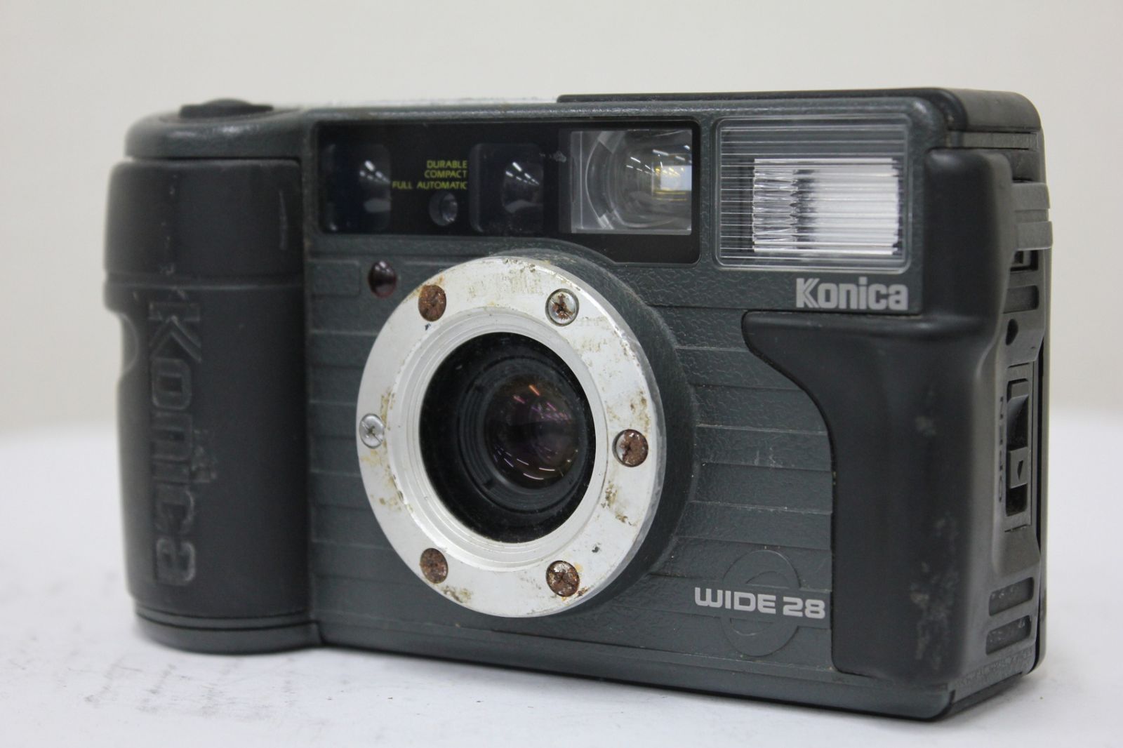 返品保証】 コニカ Konica 現場監督 WIDE 28 コンパクトカメラ e4831
