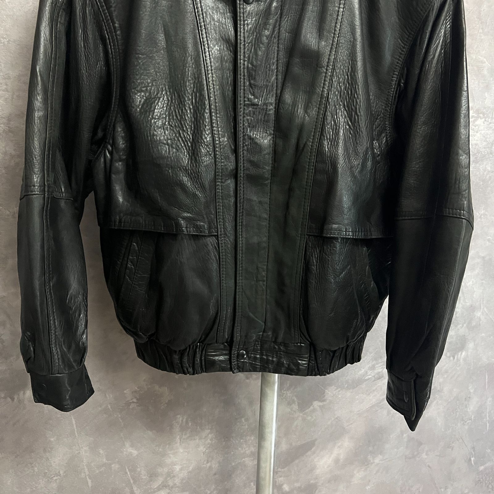 80s〜90s London Fog レザージャケット ブラック サイズ38R - メルカリ