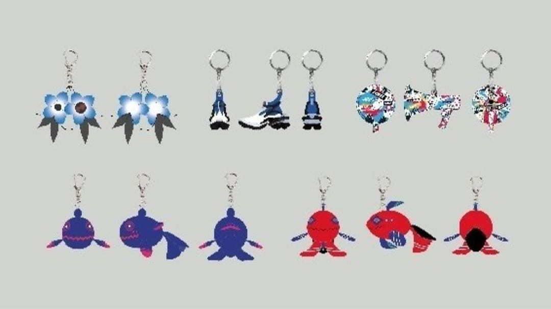 V.W.P 神椿代々木決戦 ランダム立体ラバーキーホルダー まとめ 中古A 