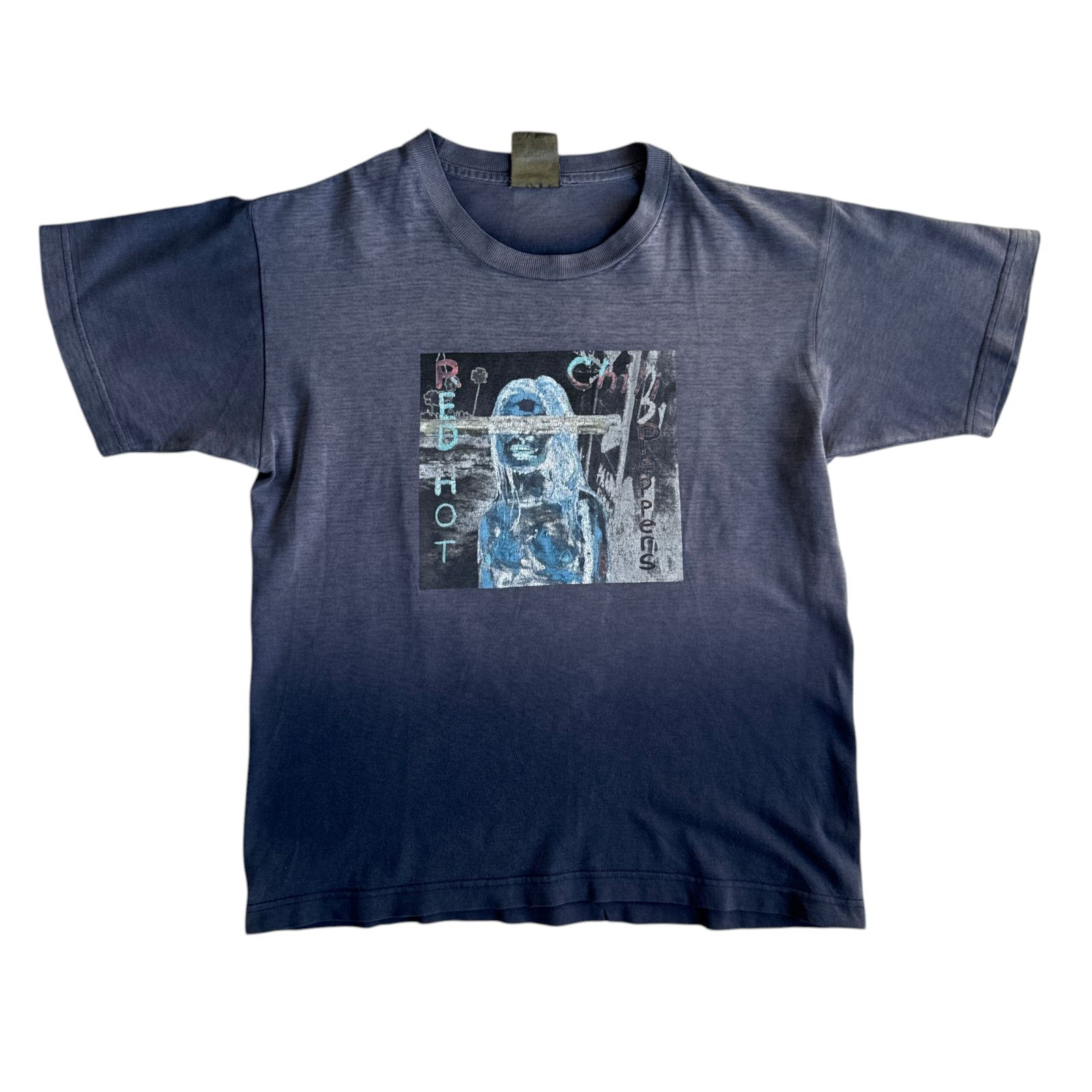 00 s Y 2 K Red Hot Chili Peppers By The Way アートワーク プリント 鬼フェード Tシャツ Mサイズ相当 レッドホットチリペッパーズ RHCP T Shirt ヴィンテージ バンドTシャツ ビンテージ