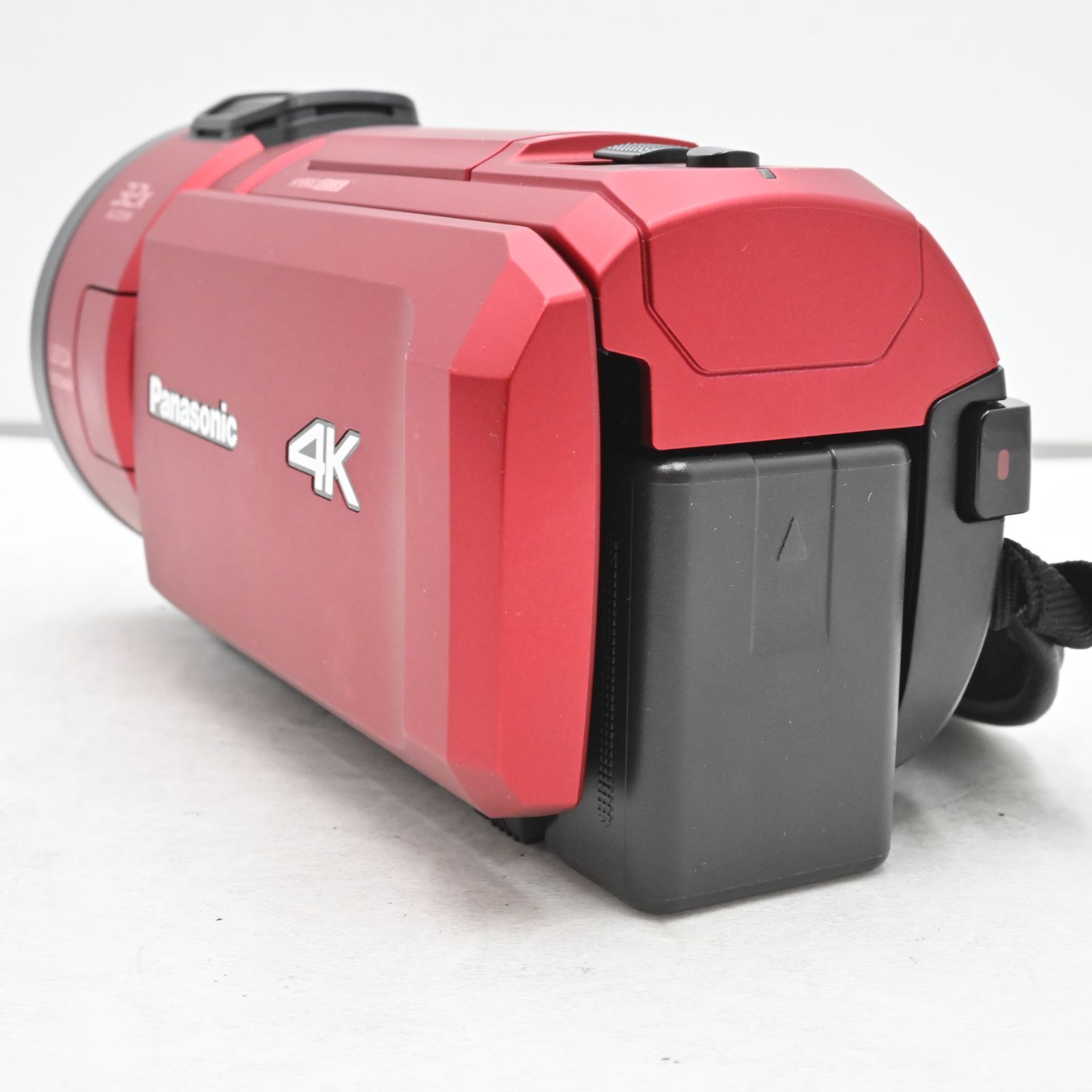 美品パナソニック 4K ビデオカメラ VX1M 64GB あとから補正 レッド HC