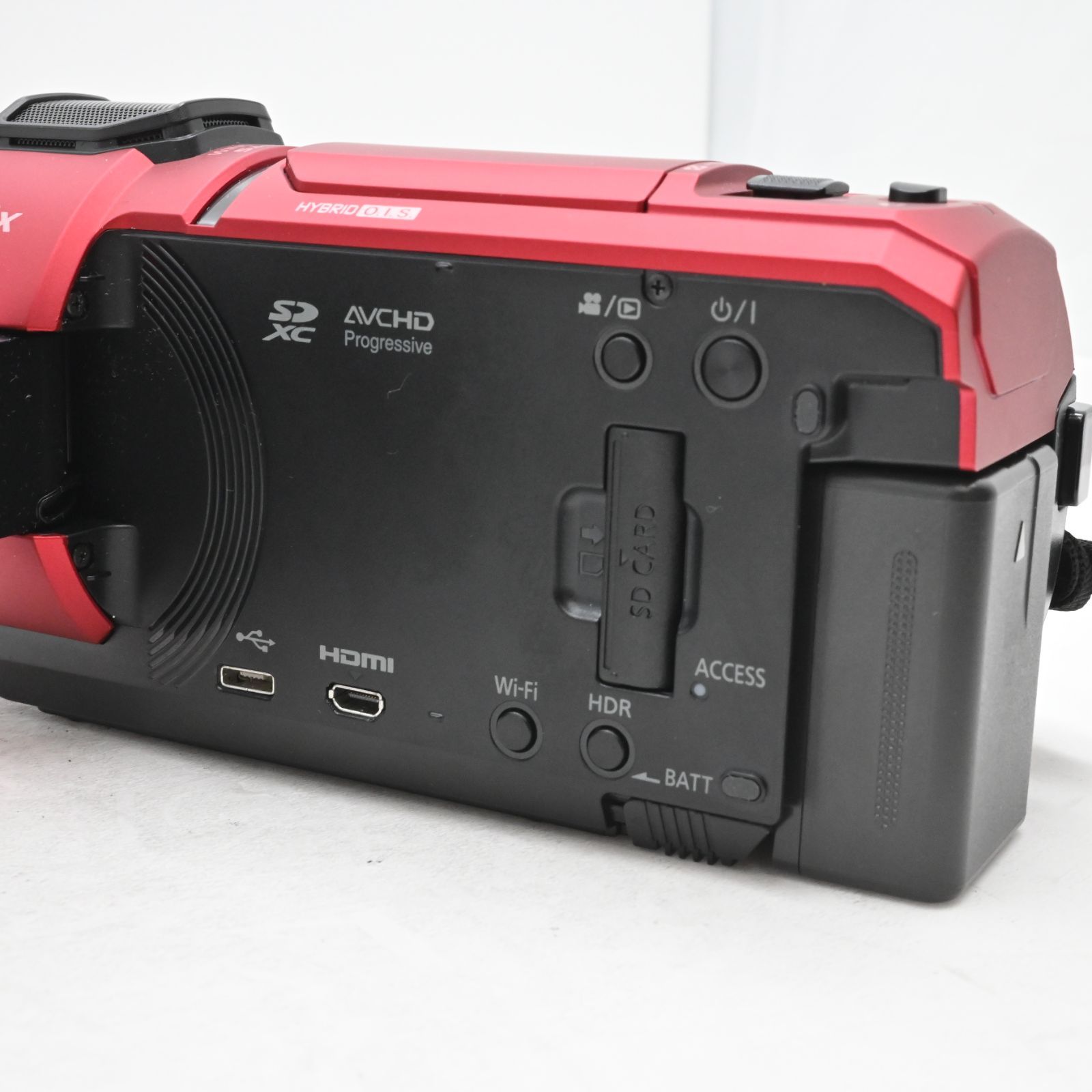 美品パナソニック 4K ビデオカメラ VX1M 64GB あとから補正 レッド HC