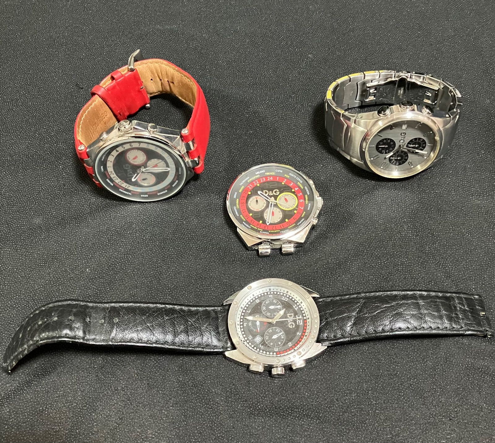 ☆全て稼働品☆4本 まとめ☆ドルチェ&ガッバーナ☆D&G☆TIME☆QZ