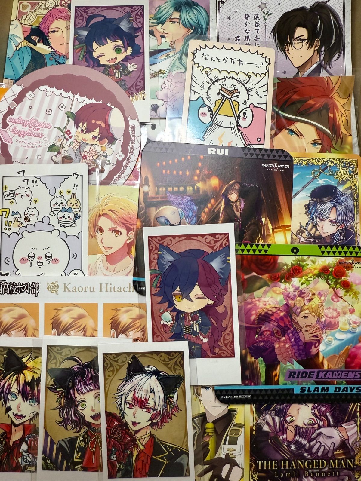 紙類 アニメ ゲーム まとめ売り 大量 コースター ポストカード カード