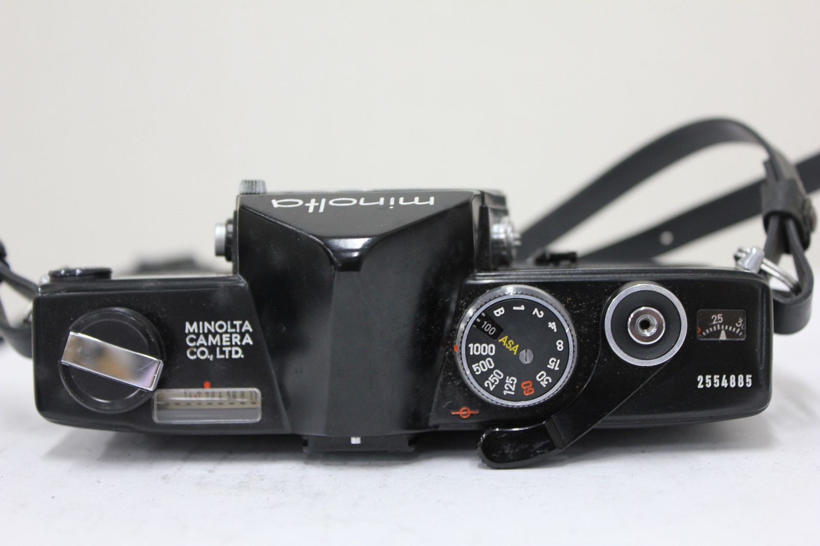 返品保証】 ミノルタ Minolta SR-7 ブラック AUTO ROKKOR-PF 58mm F1.4