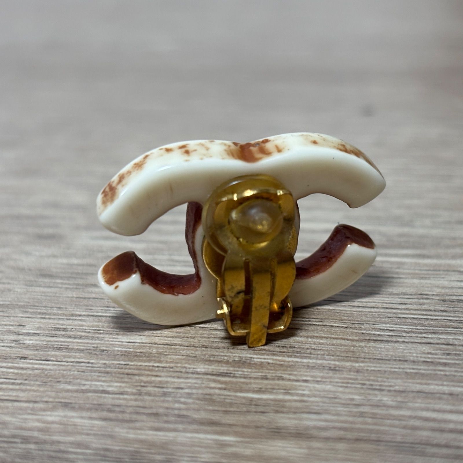 CHANEL シャネル イヤリング ココマーク CC 片耳 シングル レディース