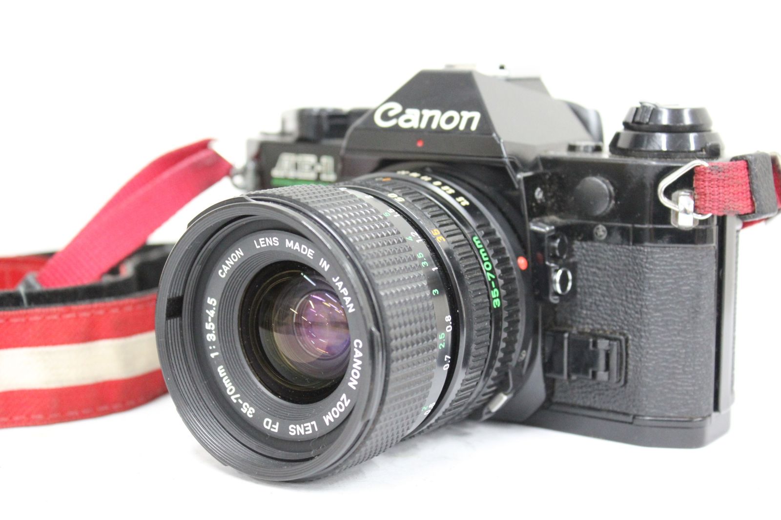 返品保証】 キャノン Canon AE-1 ブラック New FD 35-70mm F3.5-4.5