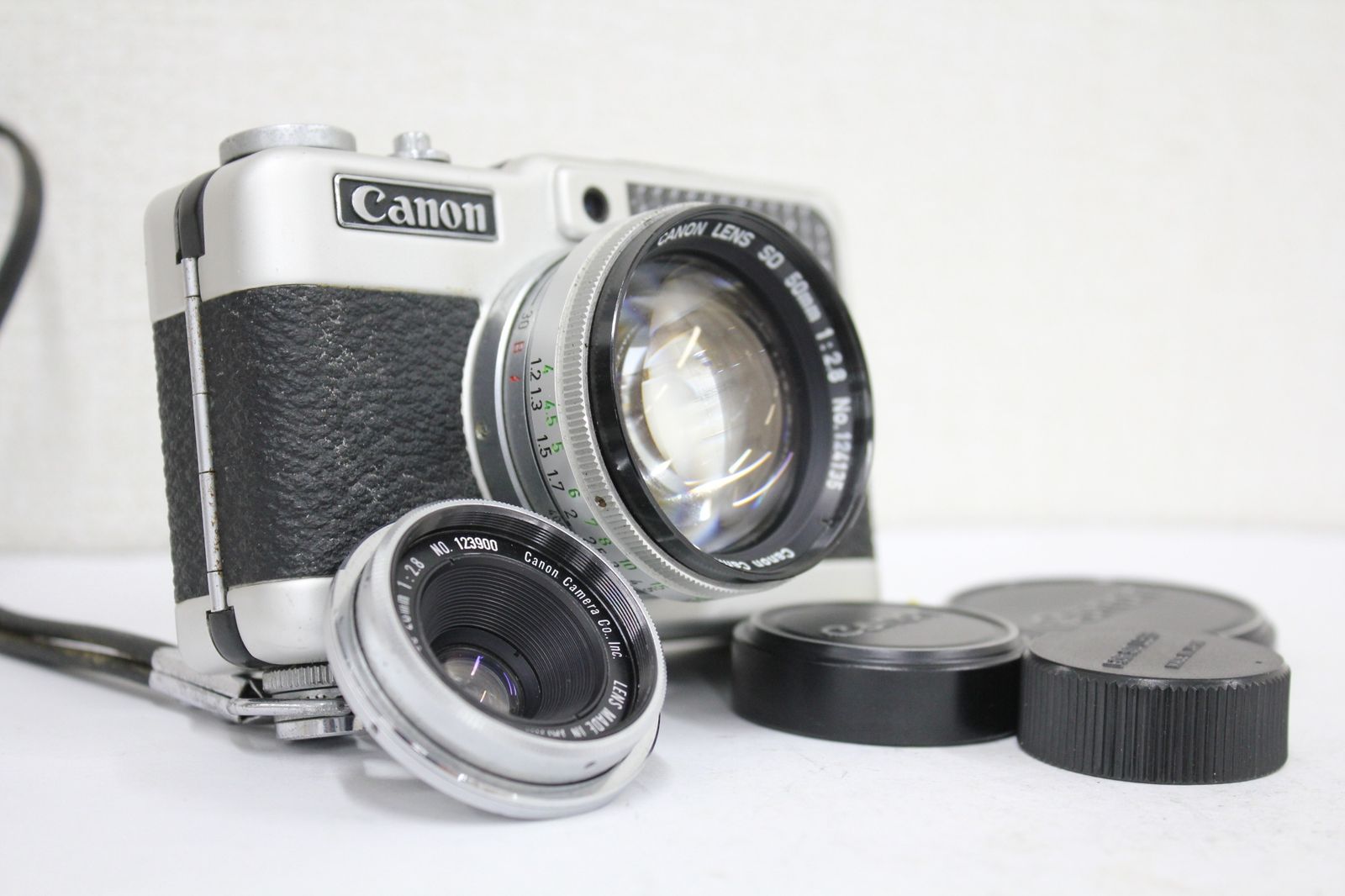 返品保証】 キャノン Canon Demi C SD 50mm F2.8 28mm F2.8 カメラ