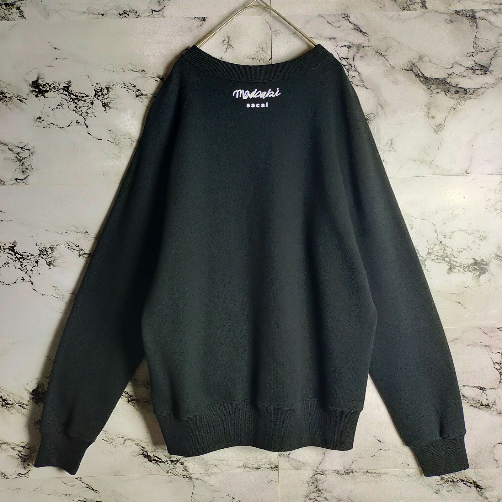 希少】sacai × MADSAKI スウェット 3(L相当) 22AW コラボ プリント 