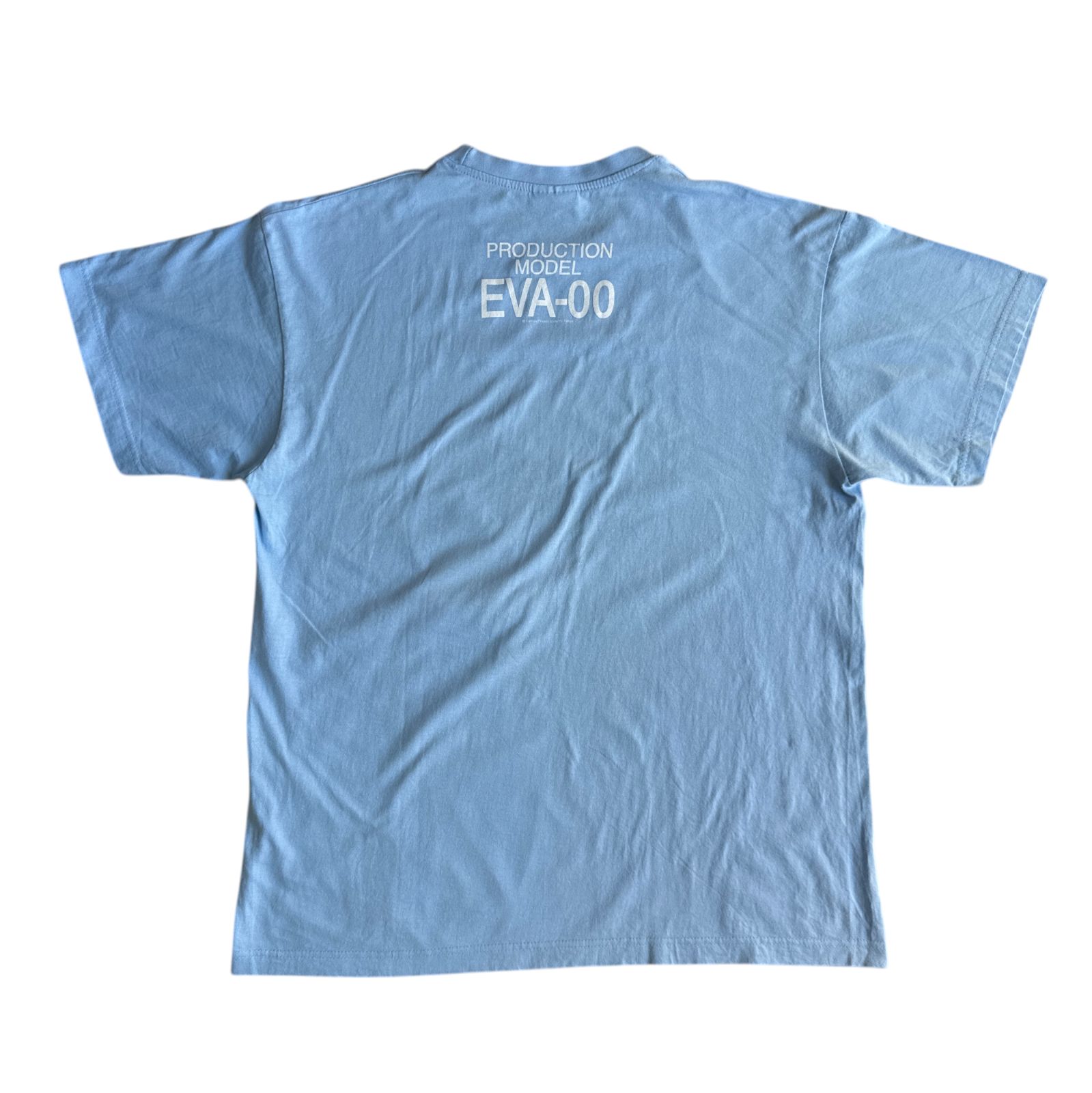 00s エヴァンゲリオン 綾波レイ ソロ プリント 立ち絵 Tシャツ Lサイズ 
