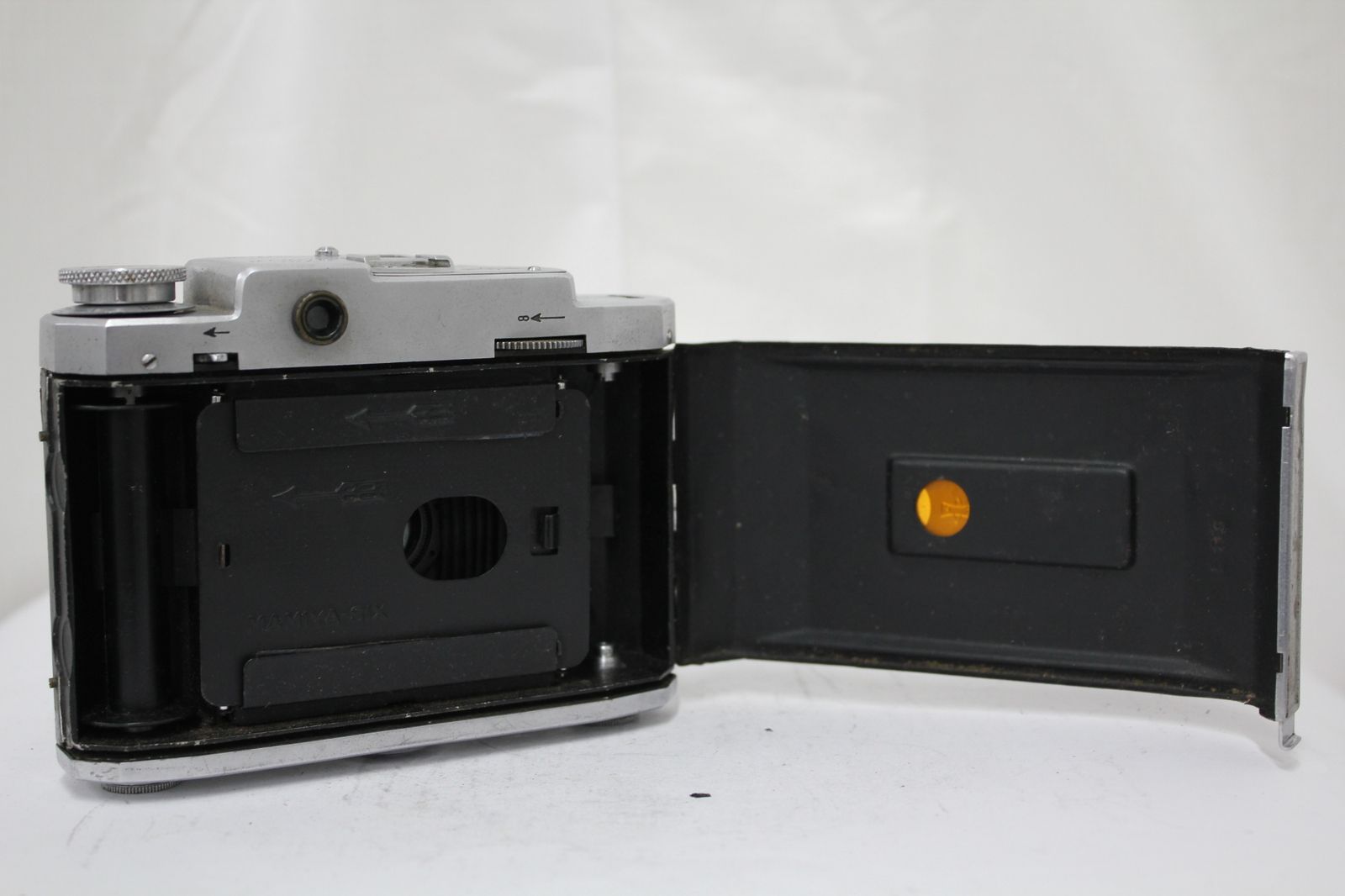 訳あり品】 マミヤ Mamiya SIX Zuiko 7.5cm F3.5 蛇腹カメラ e4907