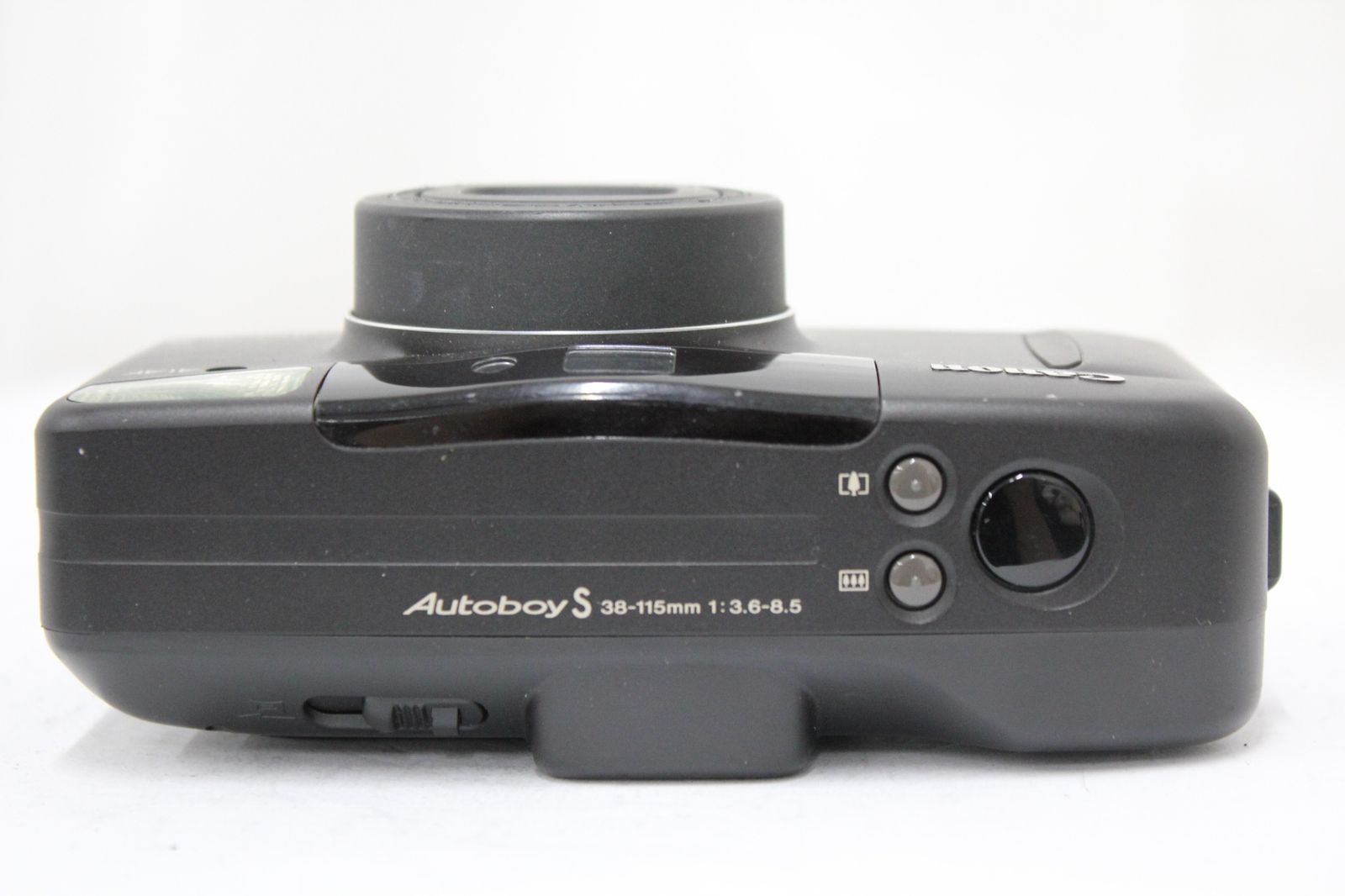 美品 Canon Autoboy S PANORAMA ブラック 返品保証 返品保証】 キャノン Canon Autoboy S PANORAMA ブラック 38-115mm F3
