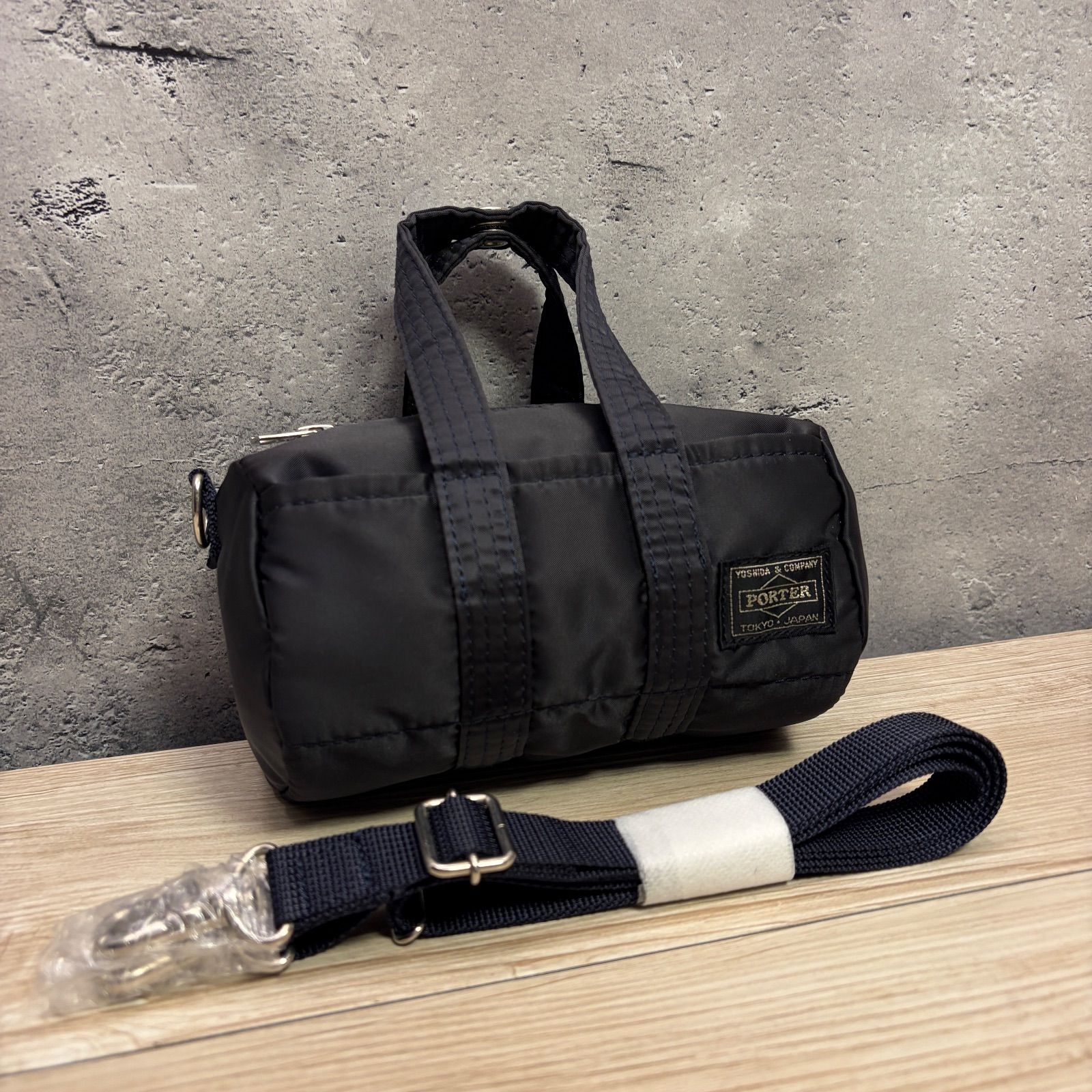 PORTER HOWL 2WAY ミニボストンバッグ アイアンブルー 極美品
