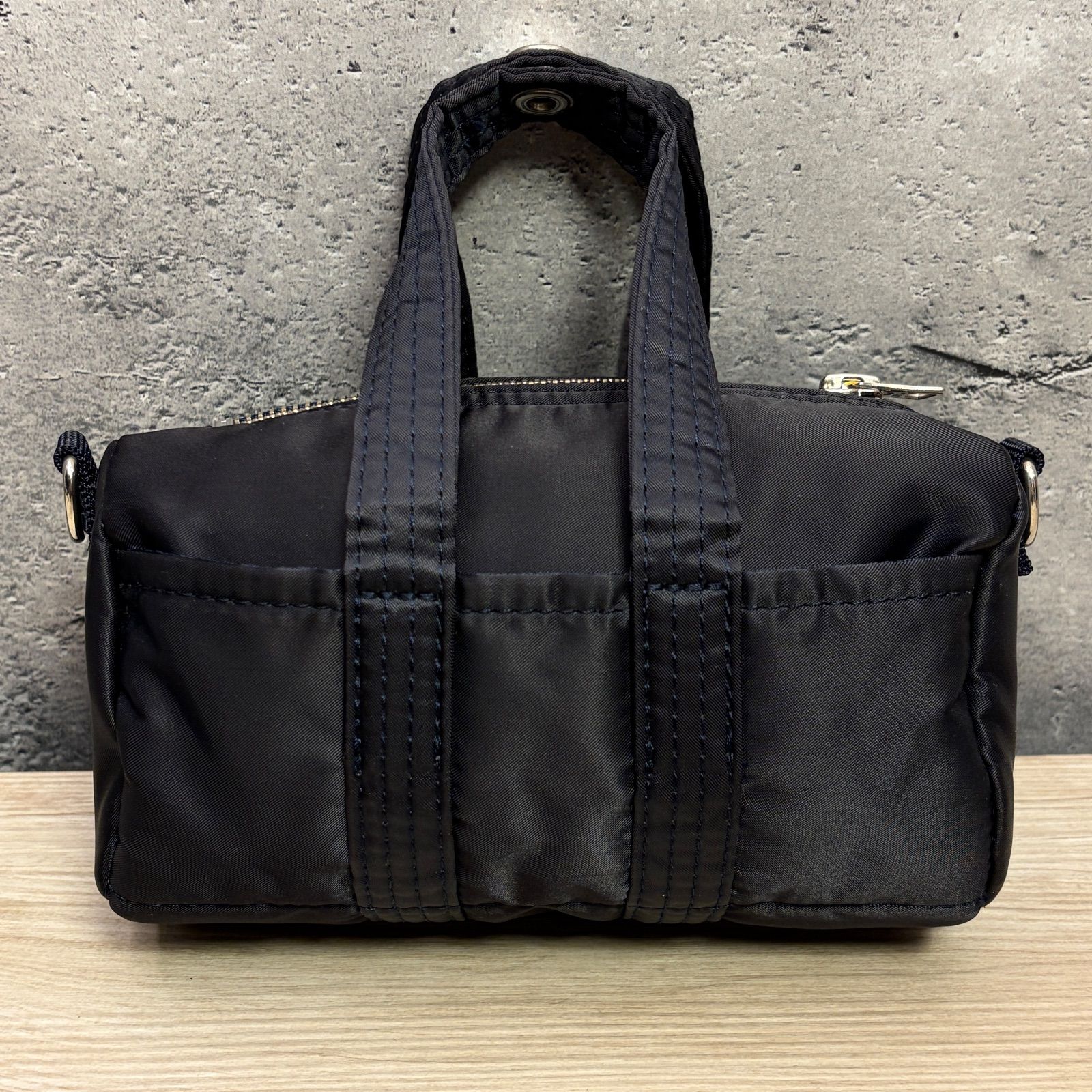 PORTER HOWL 2WAY ミニボストンバッグ アイアンブルー 極美品